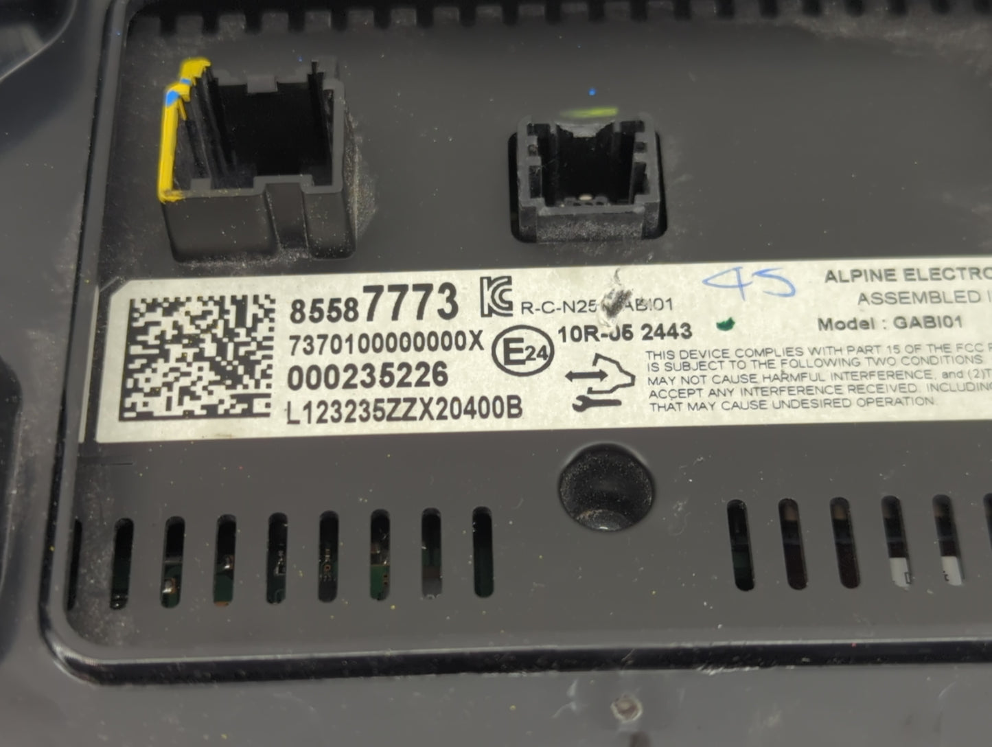 2024 Chevrolet Malibu Information Display Screen Black - Oemusedautoparts1.com