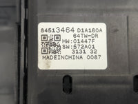 2016-2021 Chevrolet Malibu Master Power Window Switch Replacement Driver Side Left P/N:84513464 Fits OEM Used Auto Parts - O