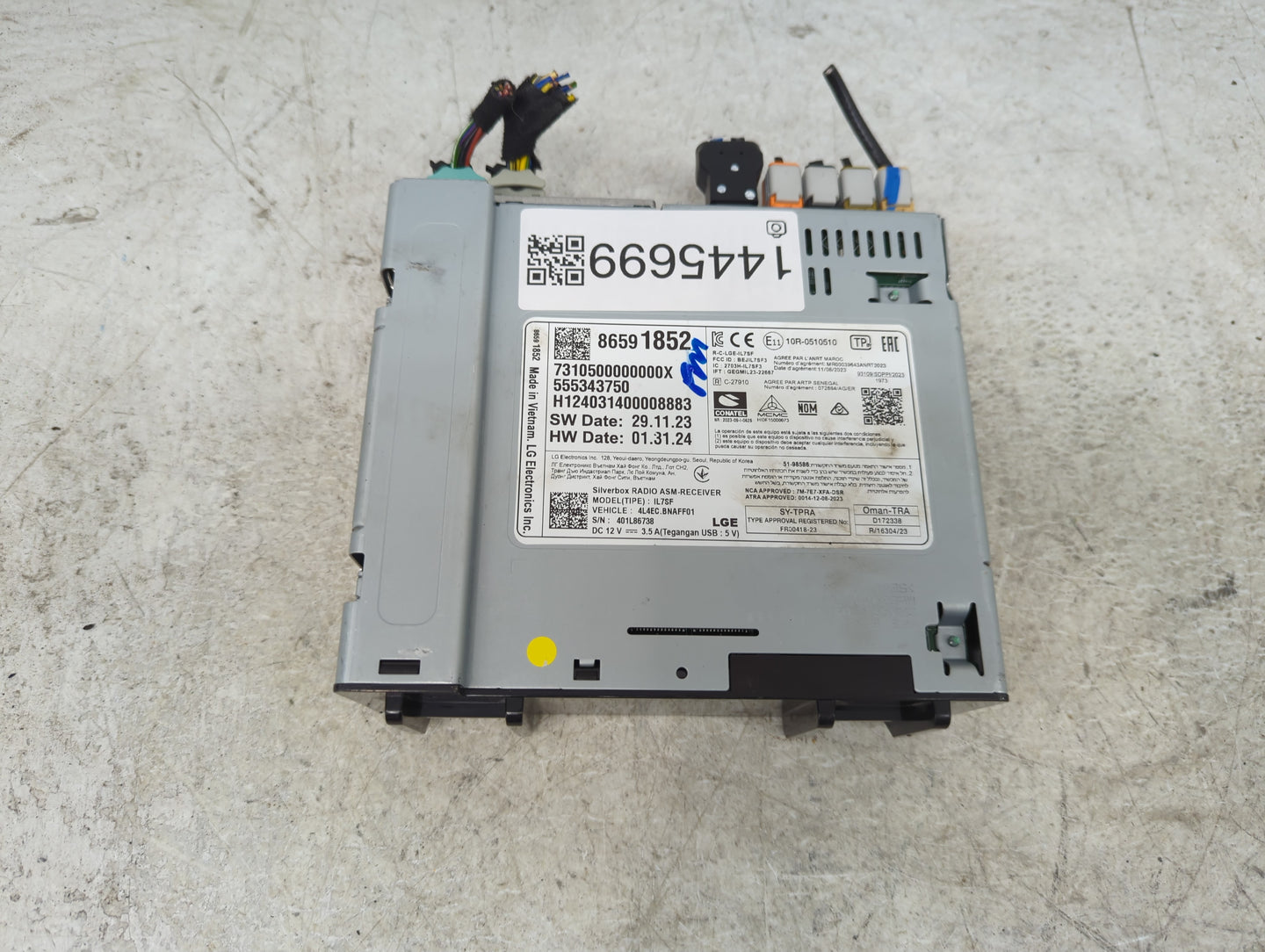 2024 Chevrolet Malibu Radio AM FM Cd Player Receiver Replacement P/N:86591852 7310500000000X, 555343750, H1240314000008883 F