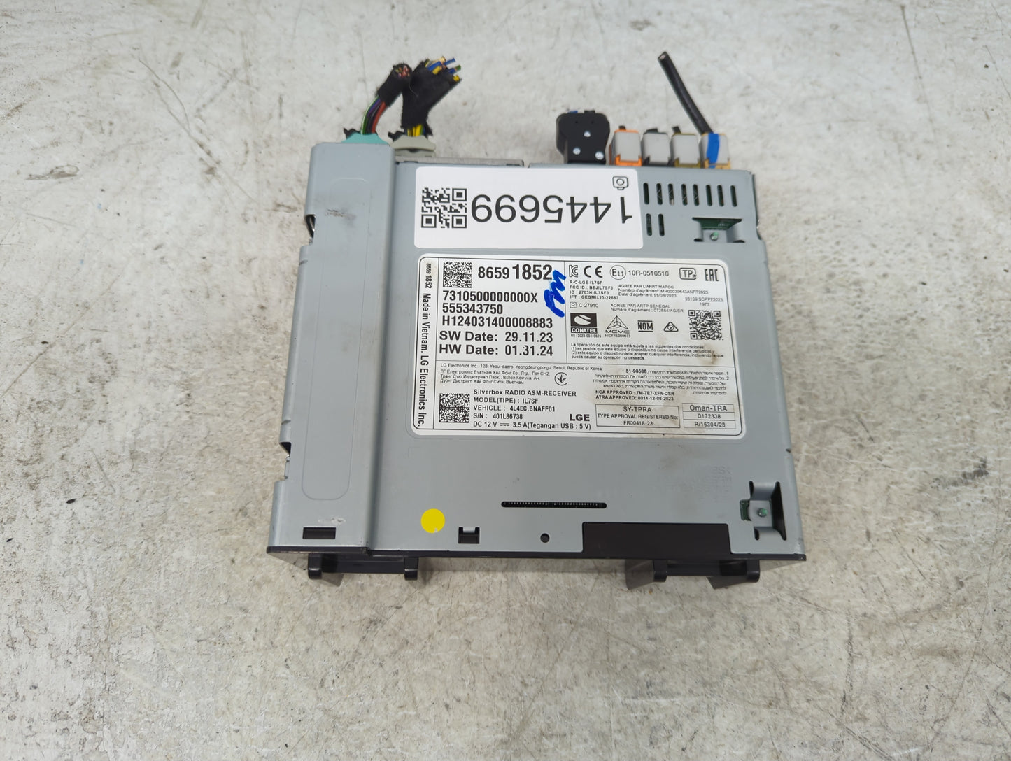 2024 Chevrolet Malibu Radio AM FM Cd Player Receiver Replacement P/N:86591852 7310500000000X, 555343750, H1240314000008883 F