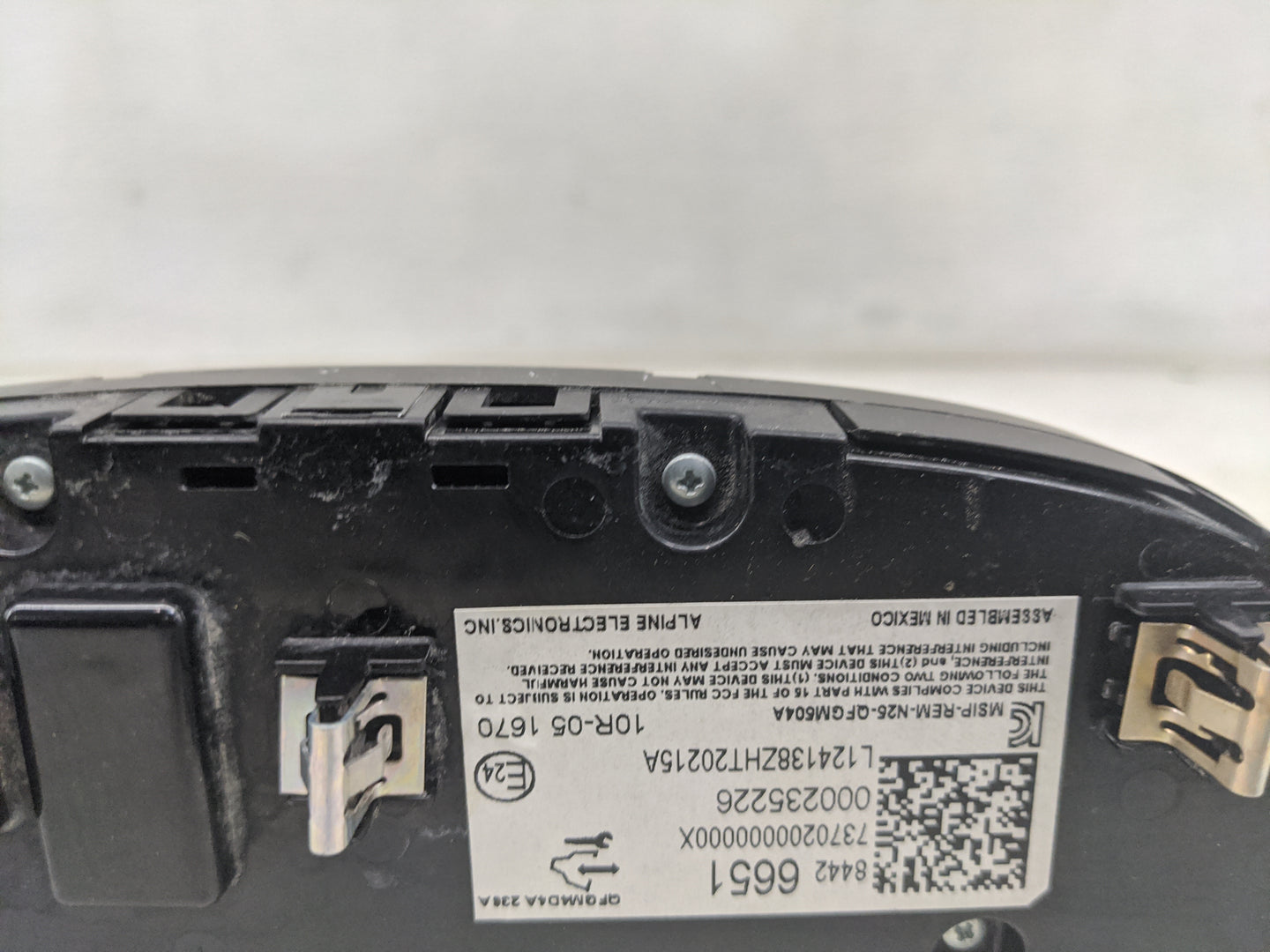 2019-2021 Chevrolet Malibu Climate Control Module Temperature AC/Heater Replacement P/N:84426651 737020000000X Fits OEM Used