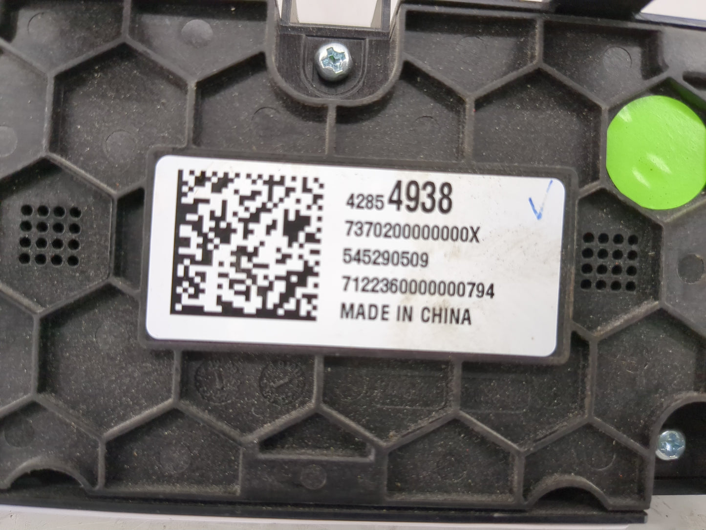 2024 Chevrolet Trailblazer Climate Control Module Temperature AC/Heater Replacement P/N:42854938 Fits OEM Used Auto Parts - 