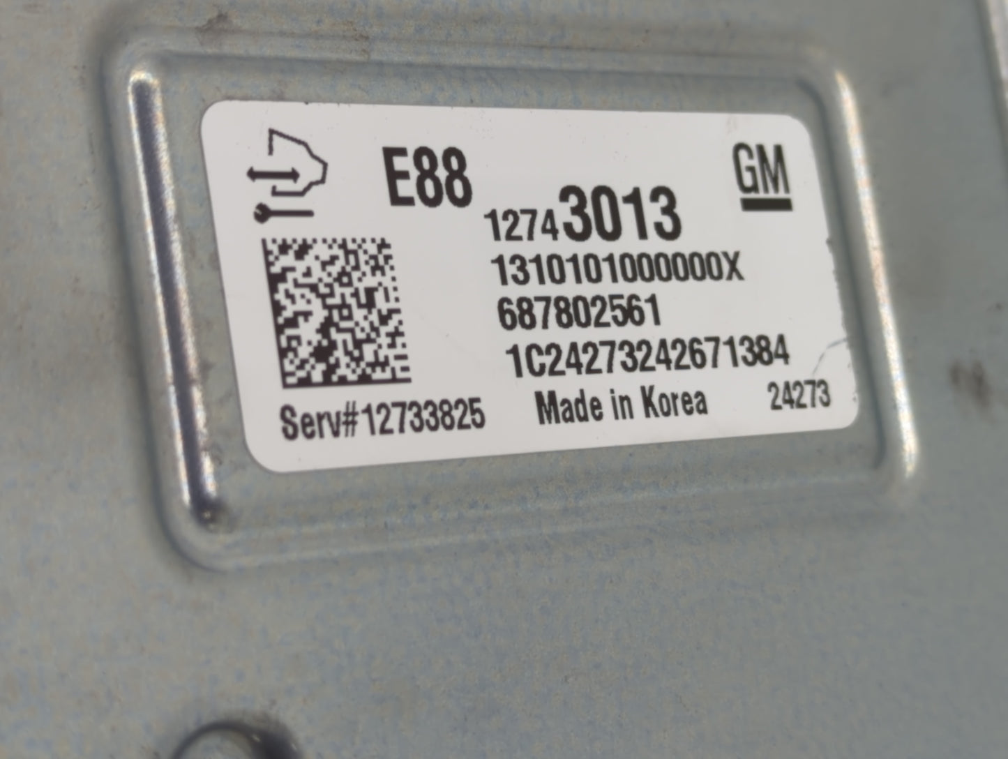 2024 Chevrolet Trax PCM Engine Control Computer ECU ECM PCU OEM P/N:12743013 Fits Fits 2020 2021 2022 OEM Used Auto Parts - 