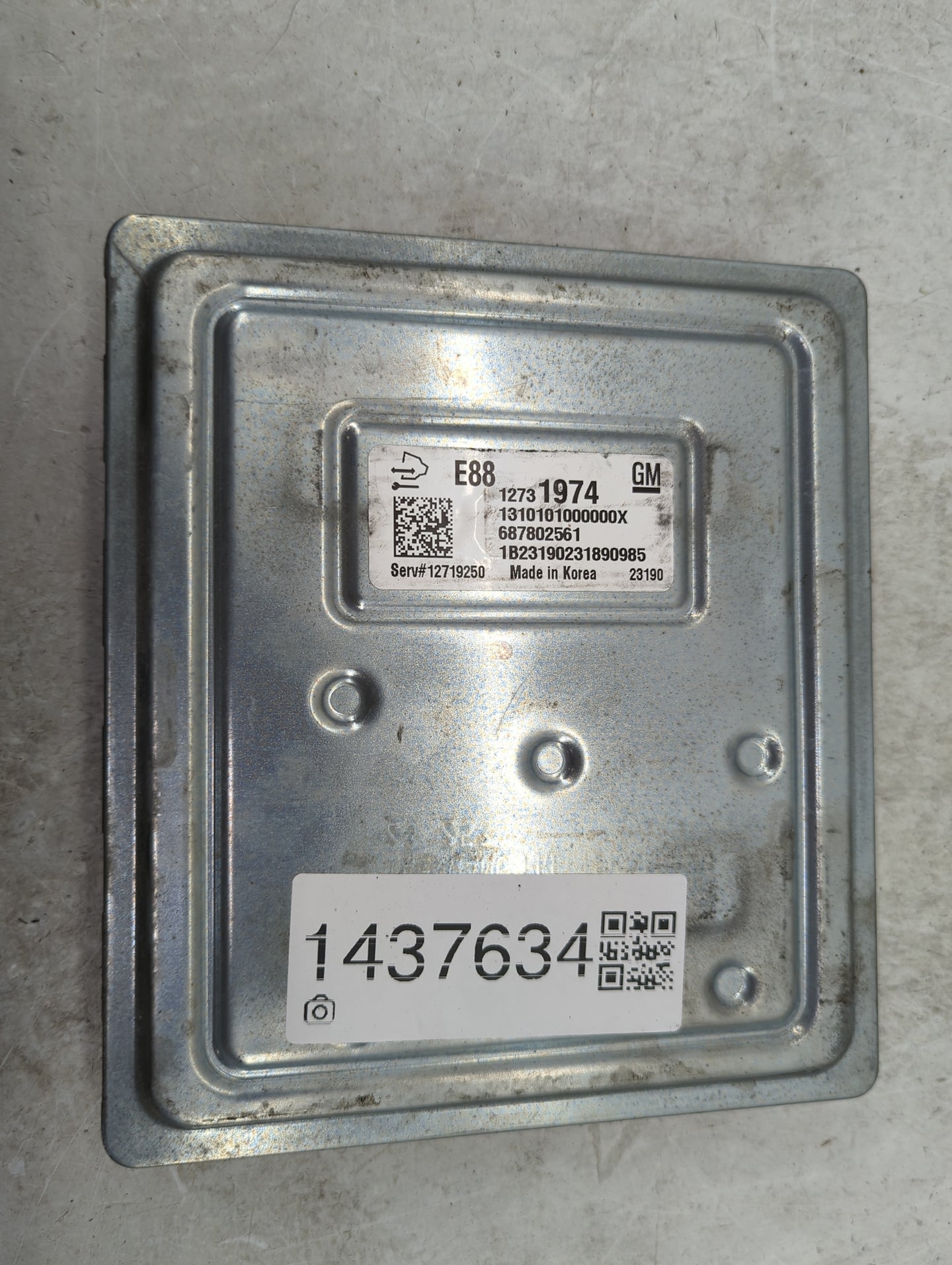 2024 Chevrolet Trax PCM Engine Control Computer ECU ECM PCU OEM P/N:12731974 12719250 Fits Fits 2020 2021 2022 OEM Used Auto