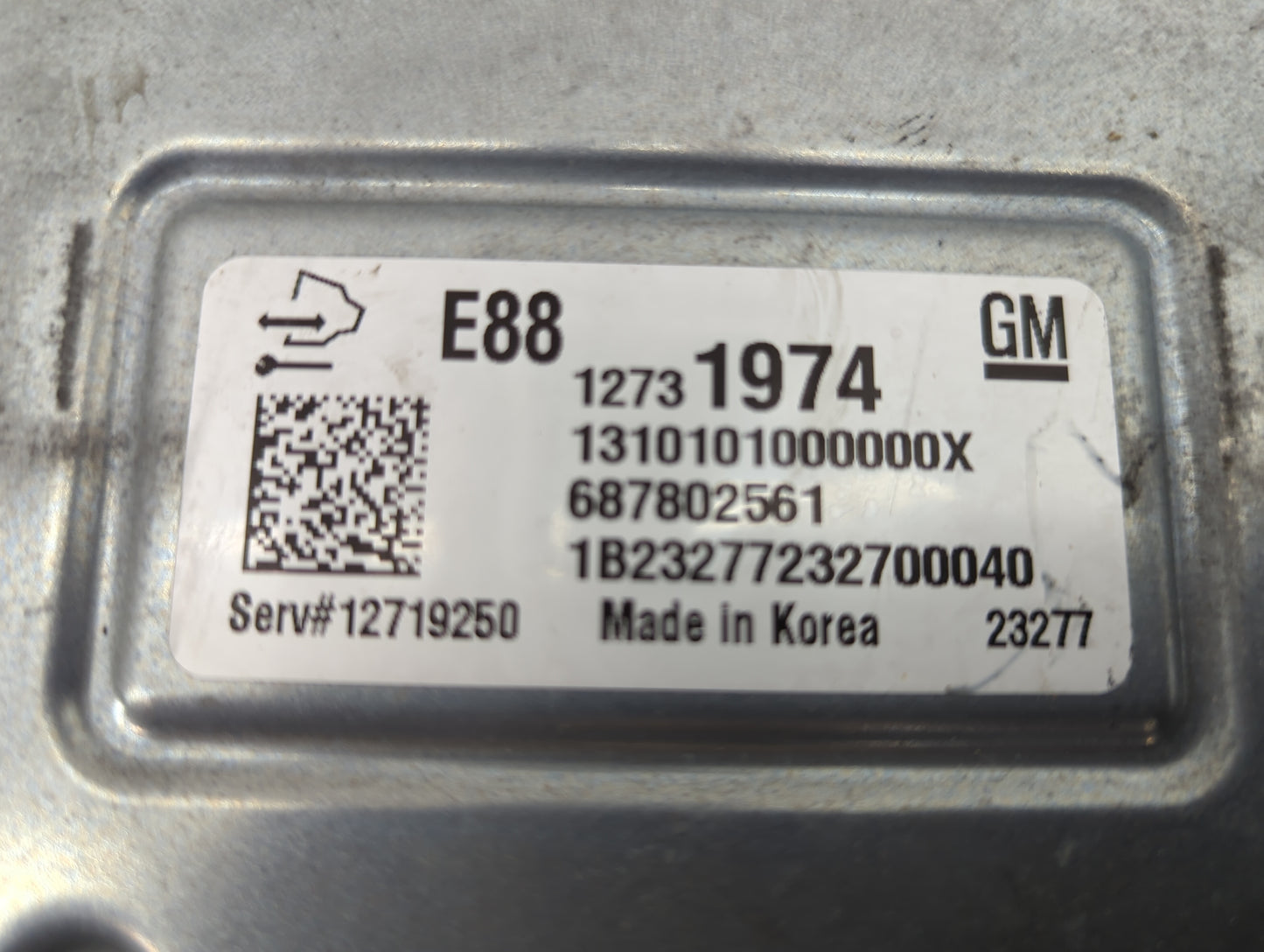 2024 Chevrolet Trax PCM Engine Control Computer ECU ECM PCU OEM P/N:12731974 12719250 Fits Fits 2020 2021 2022 OEM Used Auto
