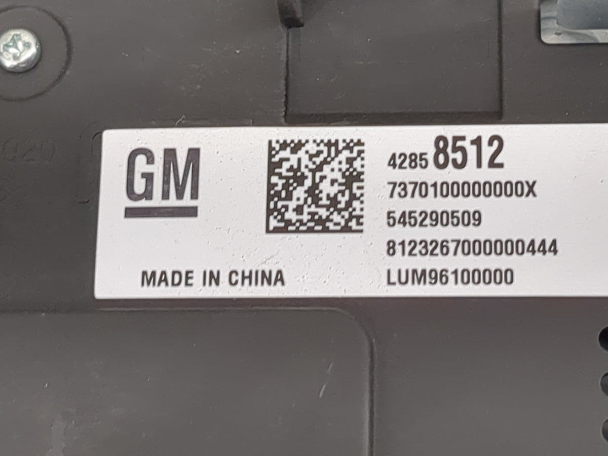 2024 Chevrolet Trax Information Radio Display Screen 1472697 - Oemusedautoparts1.com