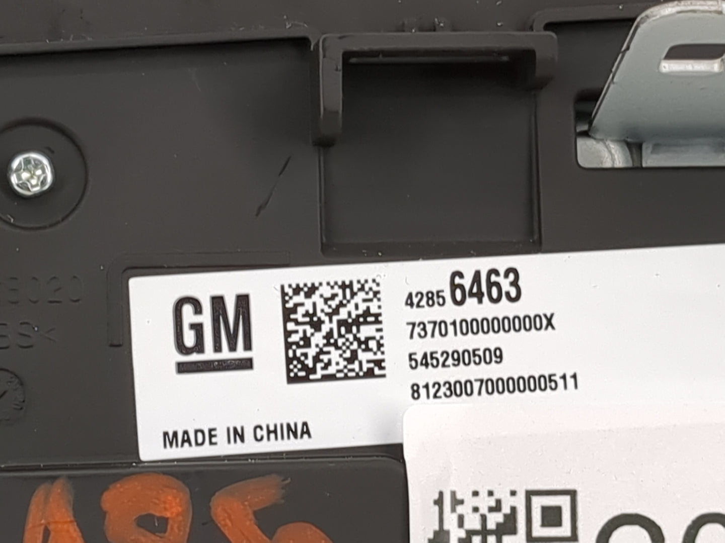 2024 Chevrolet Trax Information Display Screen 1483105 - Oemusedautoparts1.com