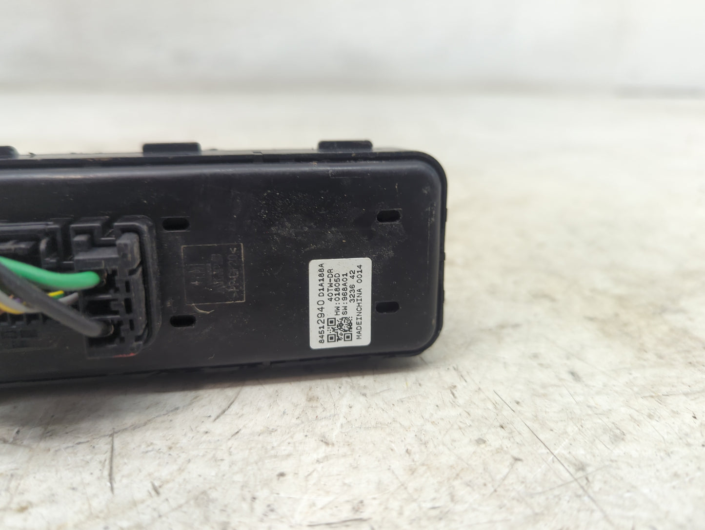 2024 Chevrolet Trax Master Power Window Switch Replacement Driver Side Left P/N:84512940 D1A188A Fits OEM Used Auto Parts - 
