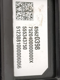 2024 Chevrolet Trax Radio AM FM Cd Player Receiver Replacement P/N:85620398 7520400000000X, 5553437750, 512308100000006066 F