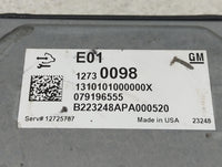 2024 Chevrolet Trlblz PCM Engine Control Computer ECU ECM PCU OEM P/N:12730098 12725787 Fits OEM Used Auto Parts - Oemusedau
