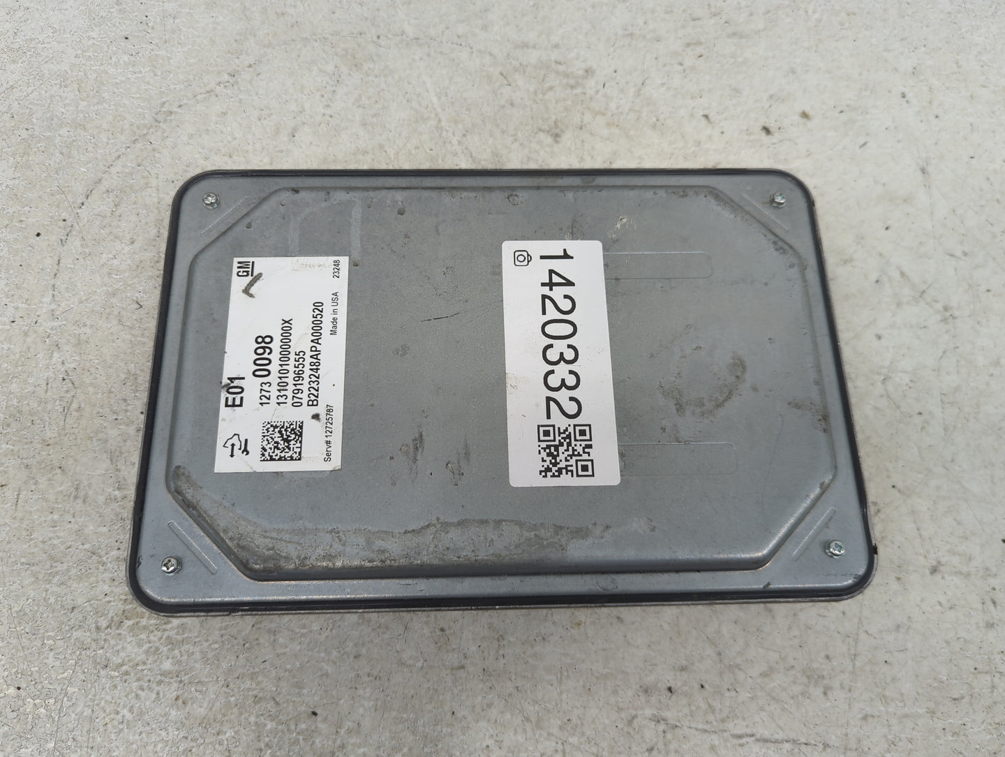 2024 Chevrolet Trlblz PCM Engine Control Computer ECU ECM PCU OEM P/N:12730098 12725787 Fits OEM Used Auto Parts - Oemusedau
