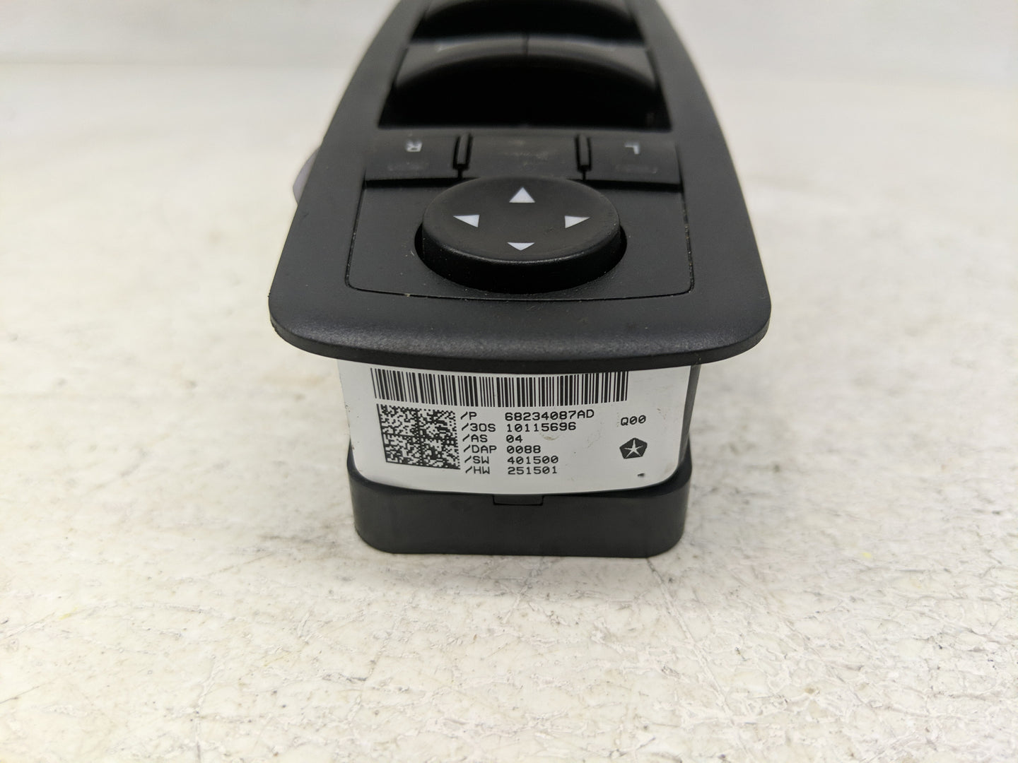 2017-2022 Chrysler Pacifica Master Power Window Switch Replacement Driver Side Left P/N:68234087AD Fits OEM Used Auto Parts 
