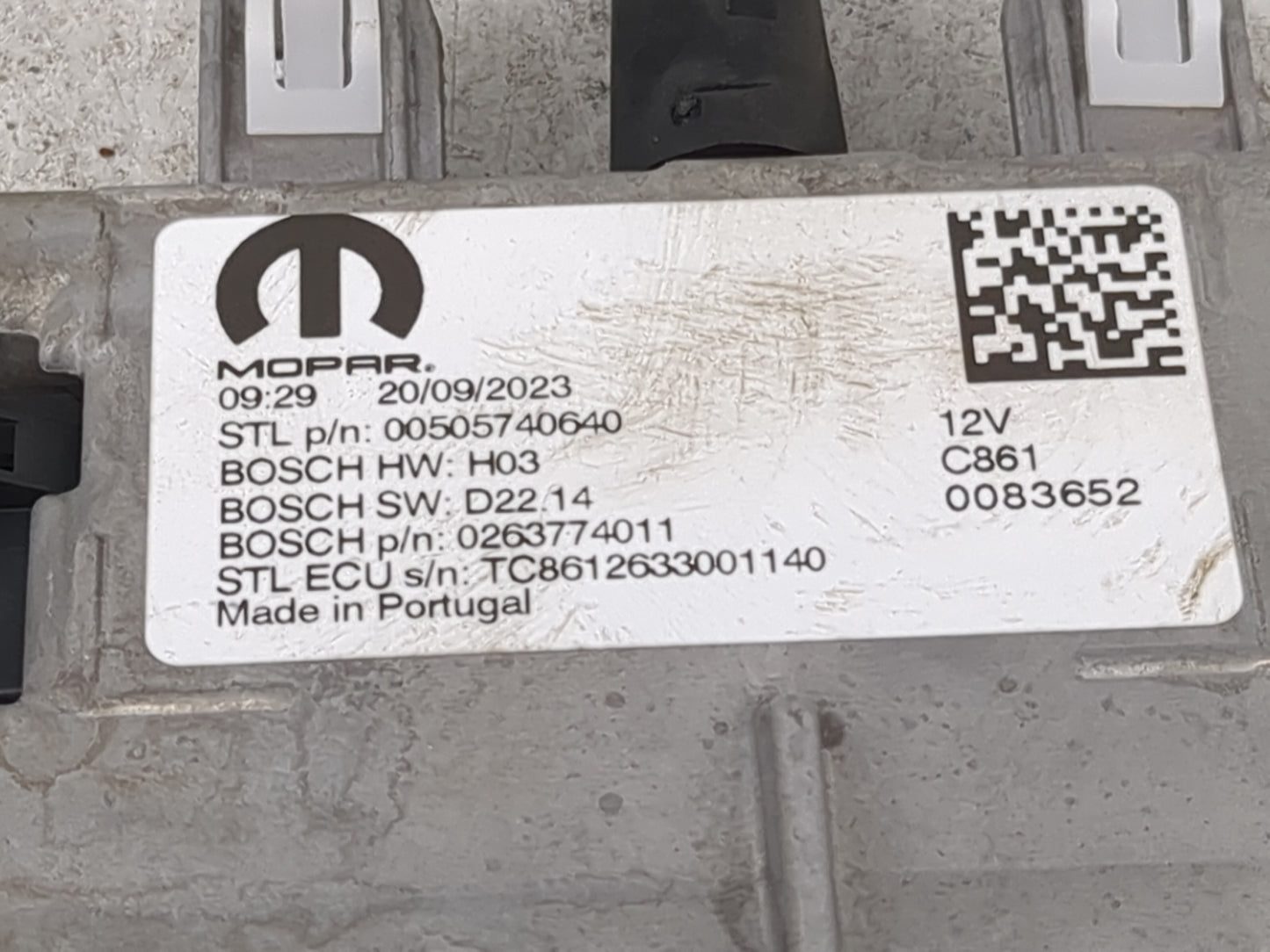2024 Dodge Hornet Information Display Screen Black - Oemusedautoparts1.com