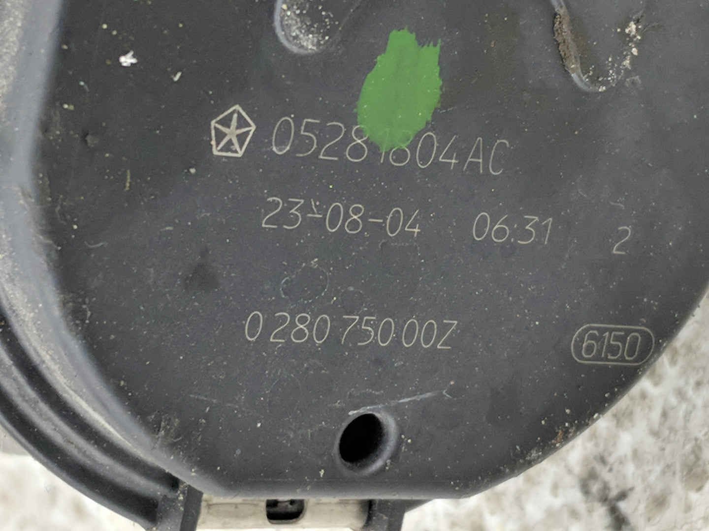 2024 Dodge Ram 1500 Throttle Body P/N:0 280 750 00Z 05281804AC Fits Fits 2018 2019 2020 2021 2022 OEM Used Auto Parts - Oemu