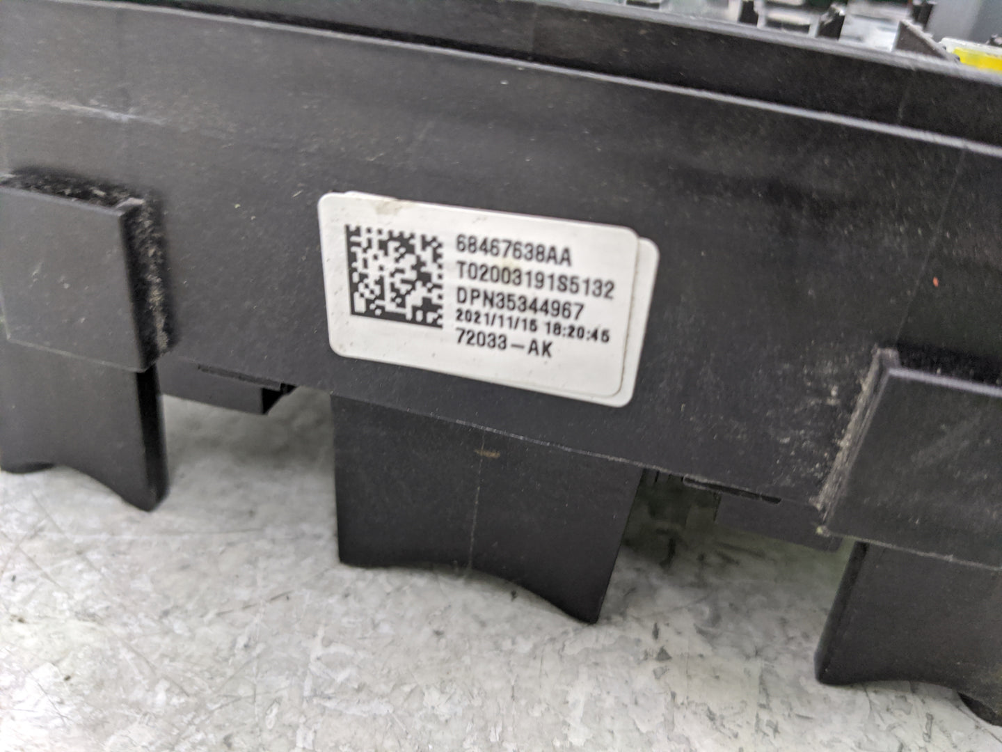 2024 Dodge Ram 1500 Fusebox Fuse Box Panel Relay Module P/N:68467638AA Fits OEM Used Auto Parts - Oemusedautoparts1.com