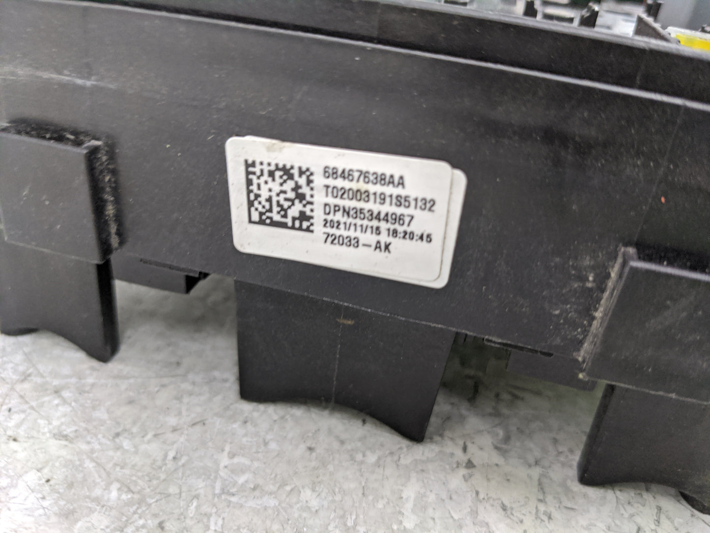 2024 Dodge Ram 1500 Fusebox Fuse Box Panel Relay Module P/N:68467638AA Fits OEM Used Auto Parts - Oemusedautoparts1.com