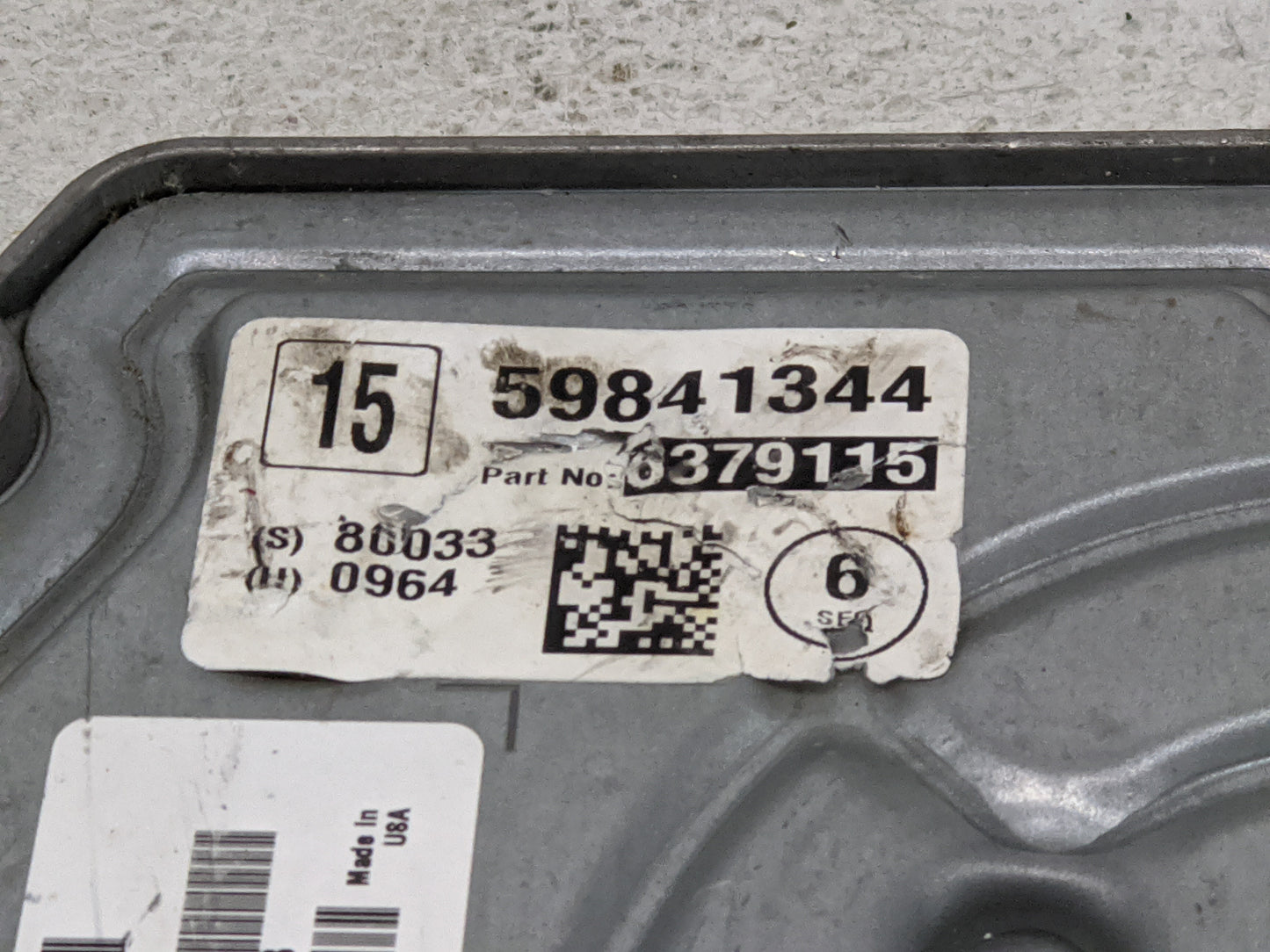 2024 Dodge Ram 3500 PCM Engine Control Computer ECU ECM PCU OEM P/N:6379115 Fits OEM Used Auto Parts - Oemusedautoparts1.com