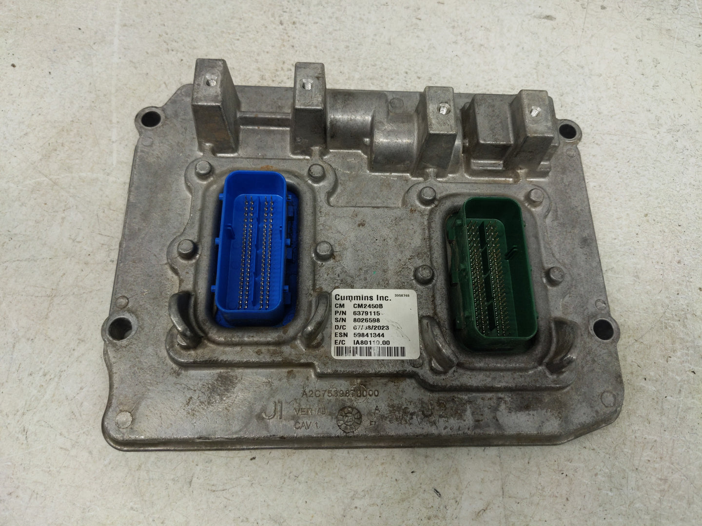 2024 Dodge Ram 3500 PCM Engine Control Computer ECU ECM PCU OEM P/N:6379115 Fits OEM Used Auto Parts - Oemusedautoparts1.com