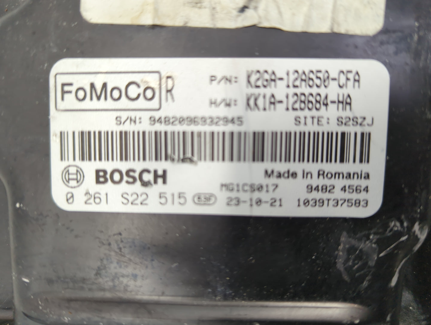 2024 Ford Edge PCM Engine Control Computer ECU ECM PCU OEM P/N:K2GA-12A650-CFA KK1A-12B684-HA, 0261S22515 Fits Fits 2020 202