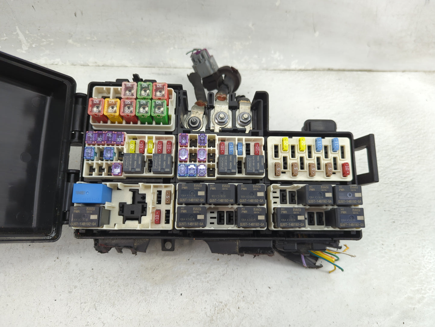 2019-2020 Ford Edge Fusebox Fuse Box Panel Relay Module P/N:GU5T-14B192-GA GU5T-14B192-HA, HU5T-14B192-FFA Fits Fits 2019 20