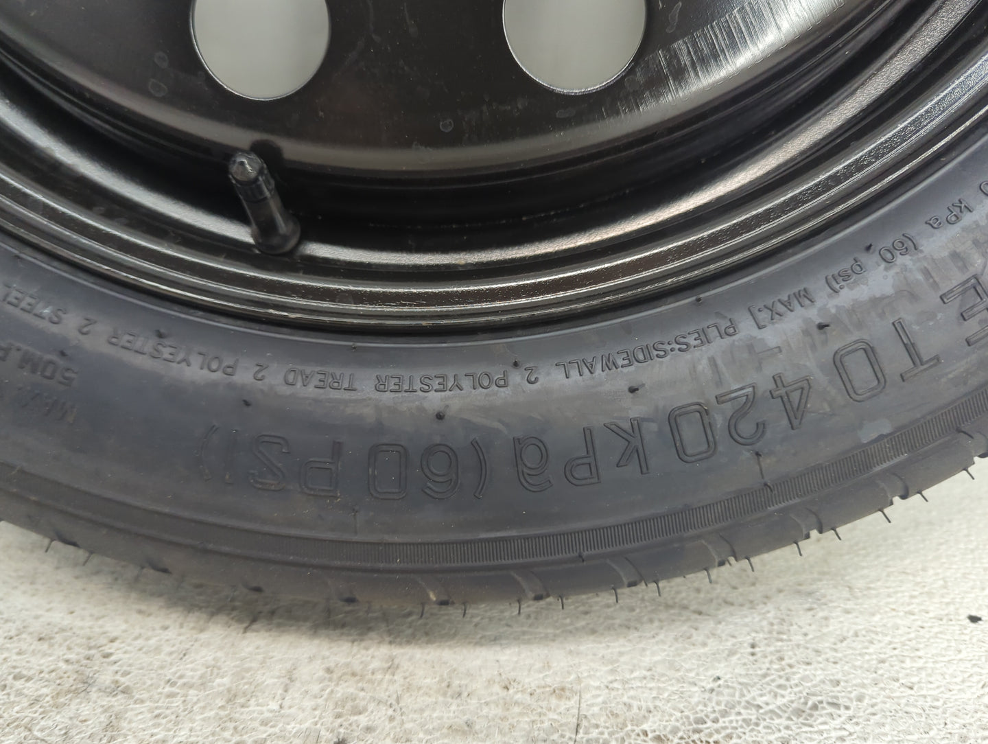 2019-2022 Ford Edge Spare Donut Tire Wheel Rim Oem - Oemusedautoparts1.com