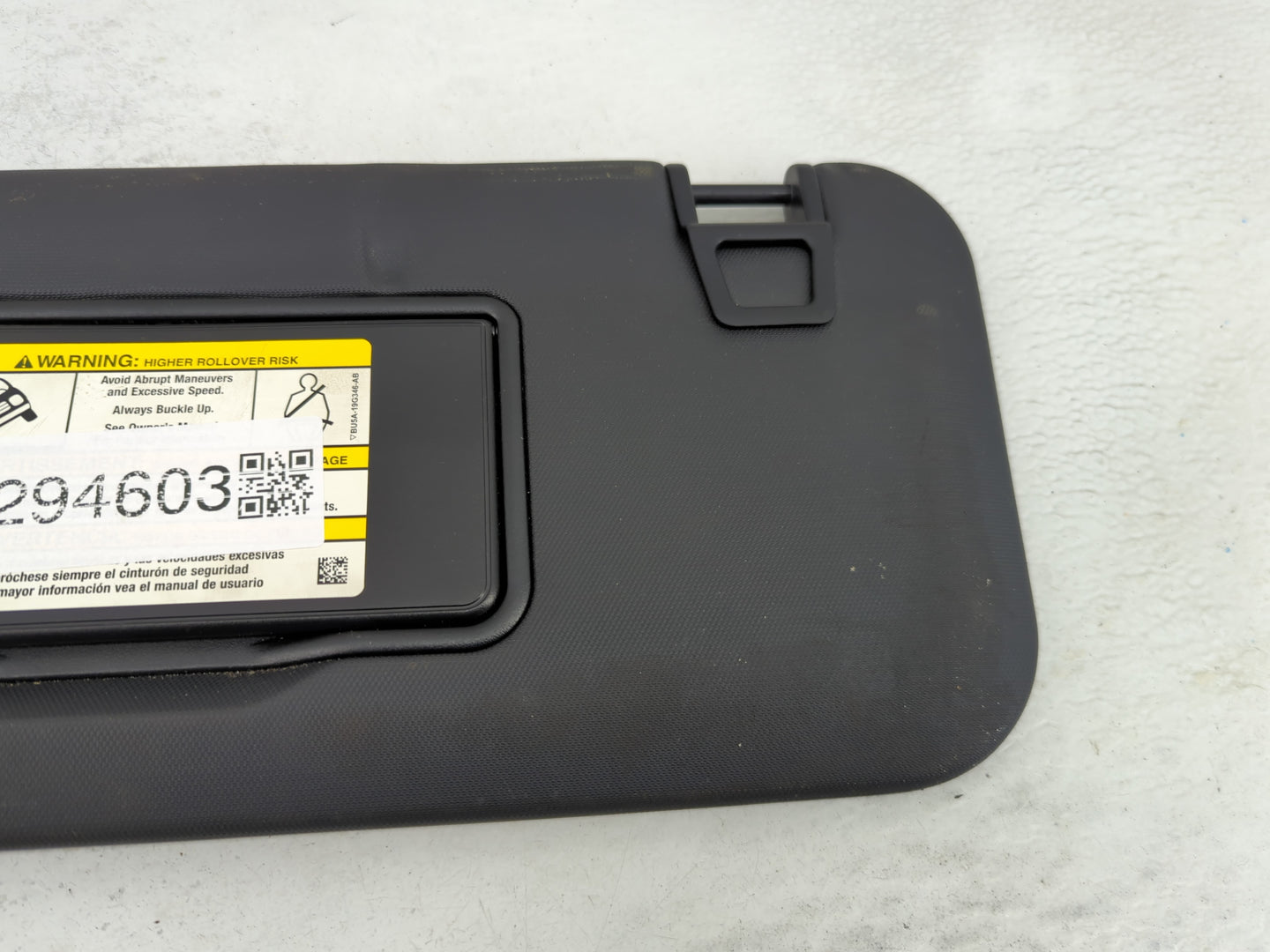 2021-2022 Ford Escape Sun Visor Shade Replacement Driver Left Mirror Fits Fits 2021 2022 OEM Used Auto Parts - Oemusedautopa