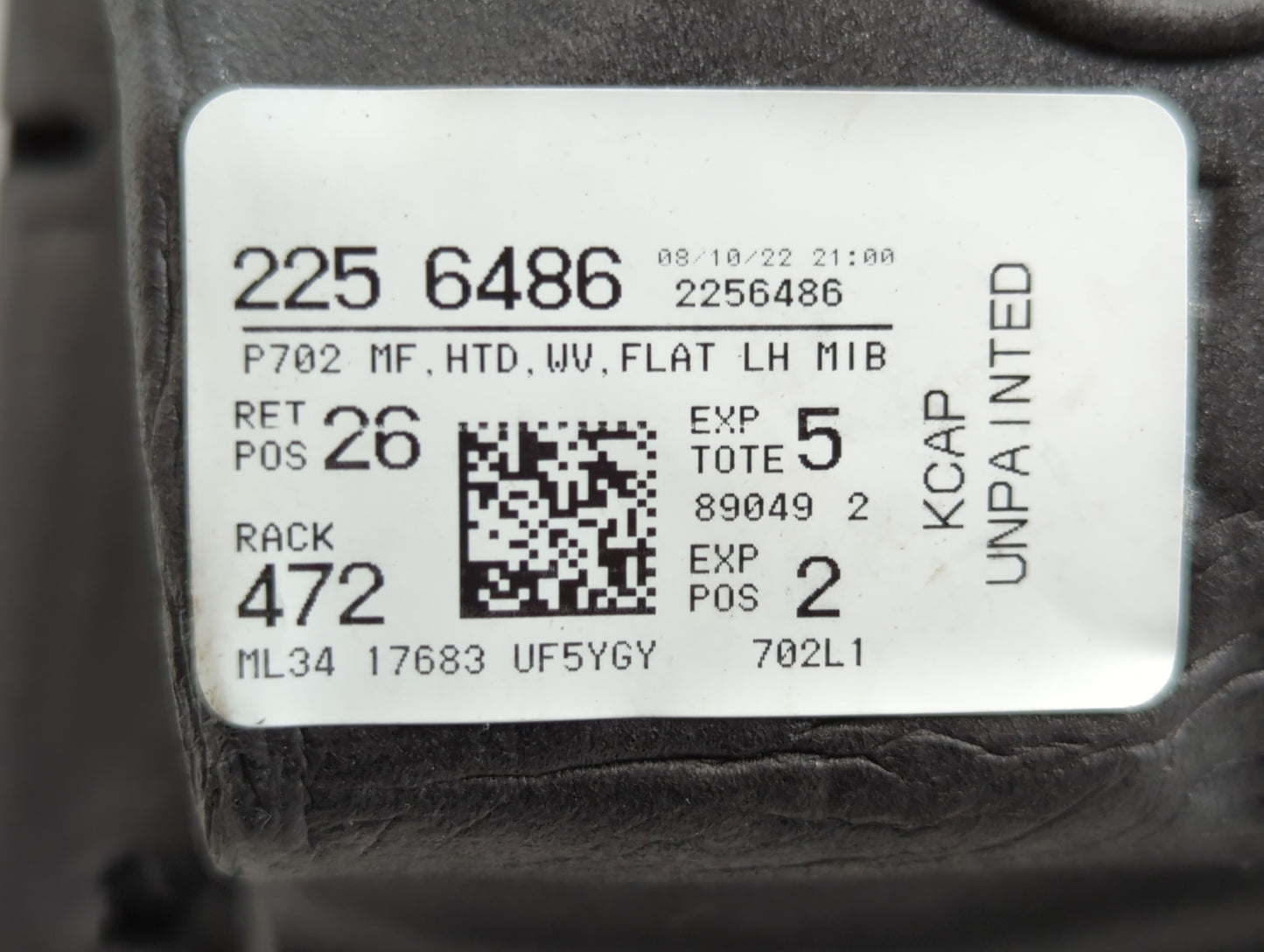 2021-2022 Ford F-150 Side Mirror Replacement Driver Left View Door Mirror P/N:ML34 17683 UF5YGY ML34 17683 UH5 Fits Fits 202