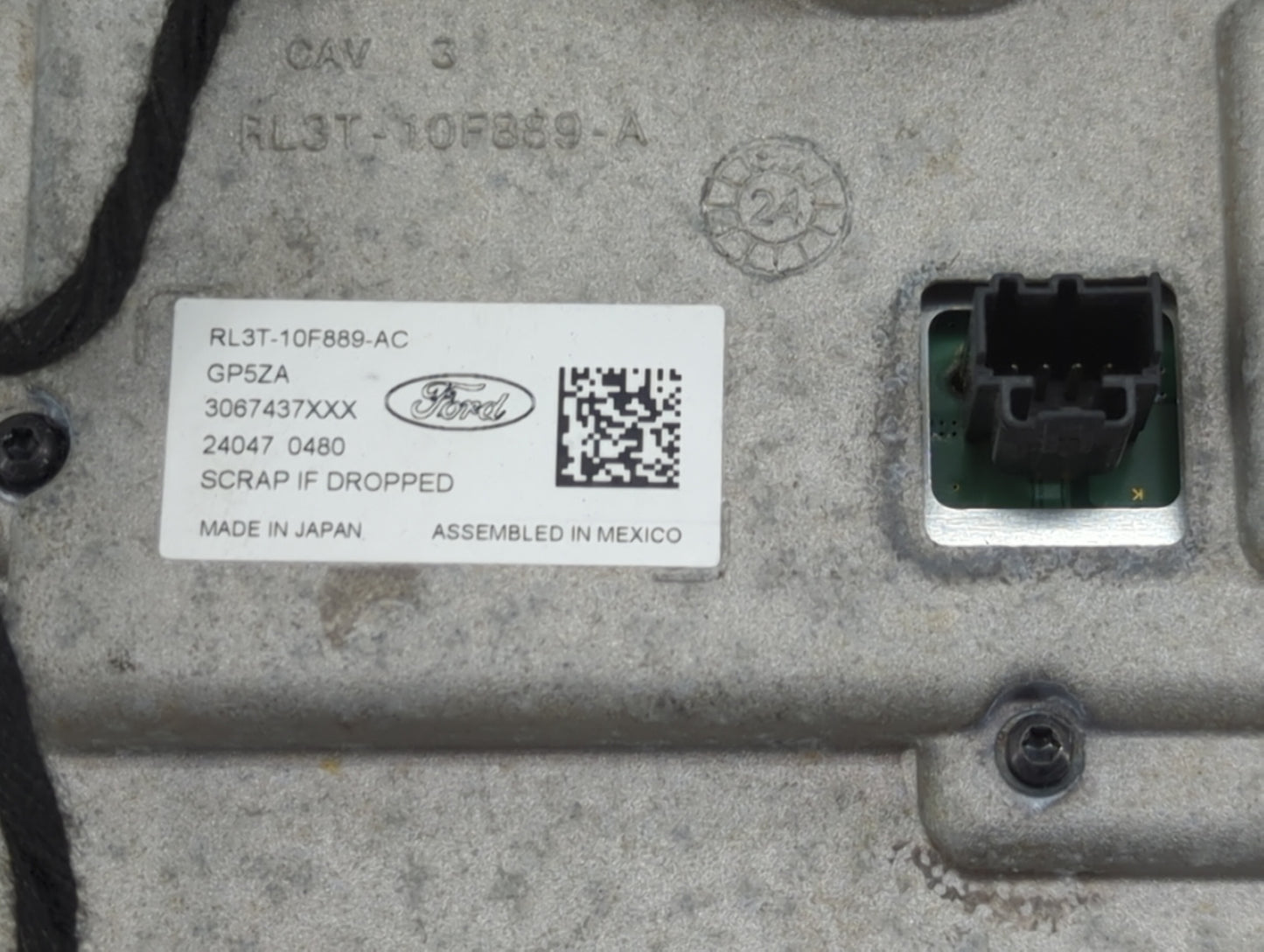 2024 Ford F-150 Instrument Cluster Speedometer Gauges P/N:RL3T-10F889-AC RL3T-10F889-A Miles: Fits OEM Used Auto Parts - Oem