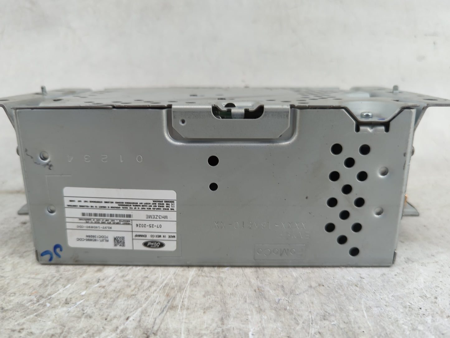2021-2022 Ford F-150 Radio AM FM Cd Player Receiver Replacement P/N:RL3T-18D890-CDC XL3T-18X810-XX Fits Fits 2021 2022 OEM U