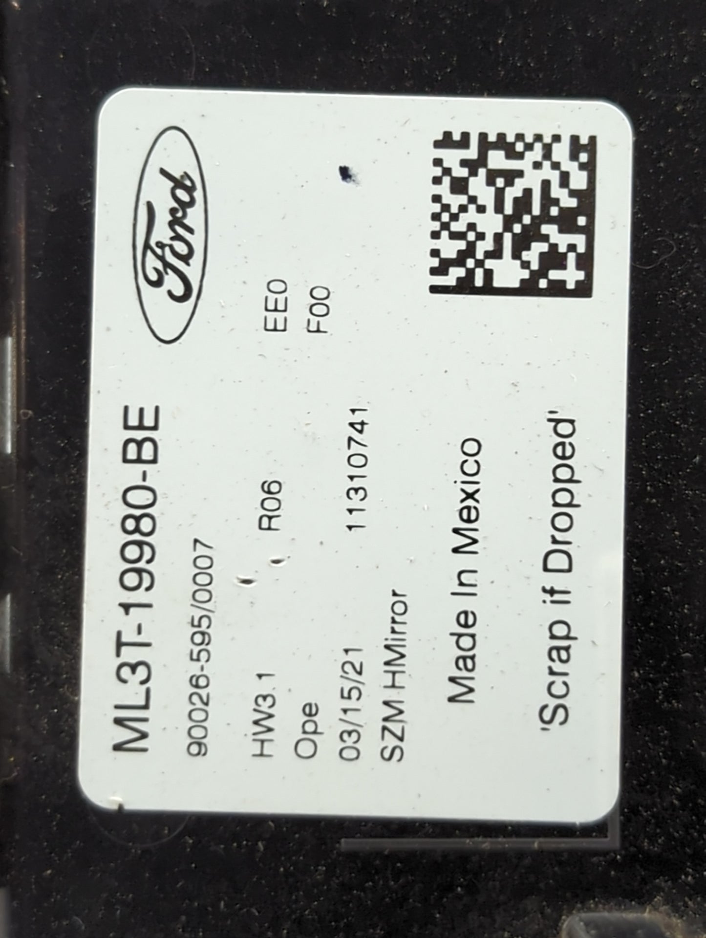 2024 Ford F150 Pickup Climate Control Module Temperature AC/Heater Replacement P/N:ML3T-19980-BE 90026-595/0007 Fits OEM Use