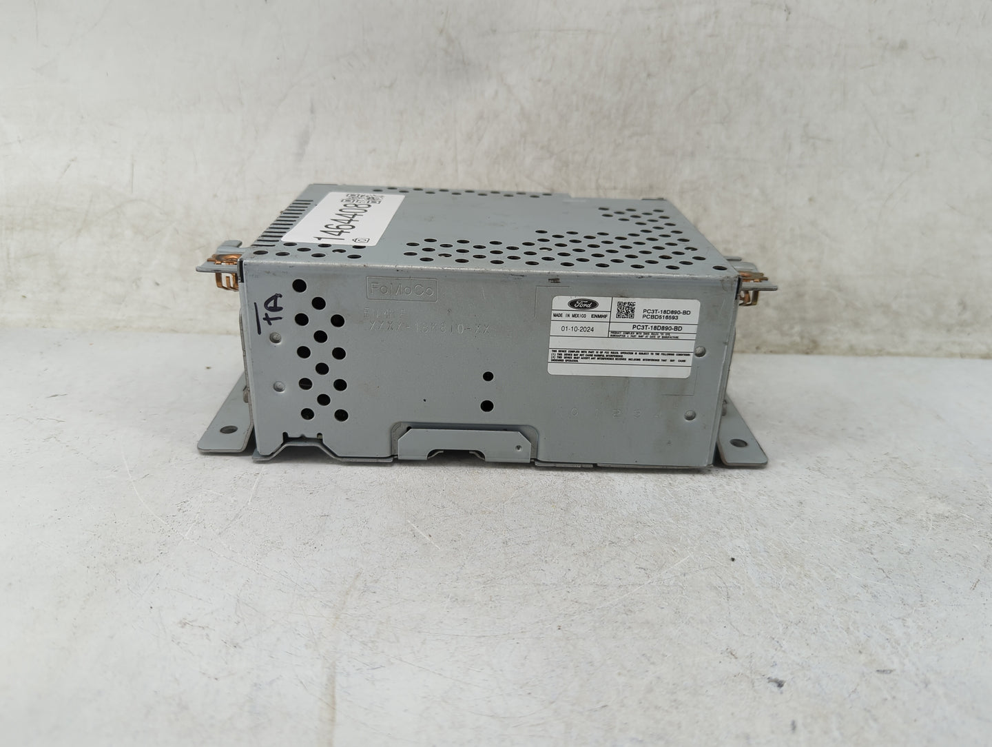 2024 Ford F250sd Pickup Radio AM FM Cd Player Receiver Replacement P/N:PC3T-18D890-BD PCBD516593 Fits OEM Used Auto Parts - 