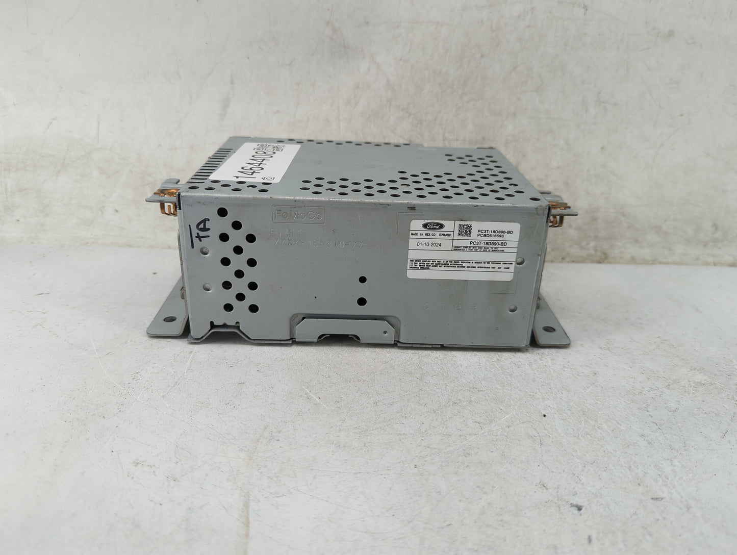 2024 Ford F250sd Pickup Radio AM FM Cd Player Receiver Replacement P/N:PC3T-18D890-BD PCBD516593 Fits OEM Used Auto Parts - 