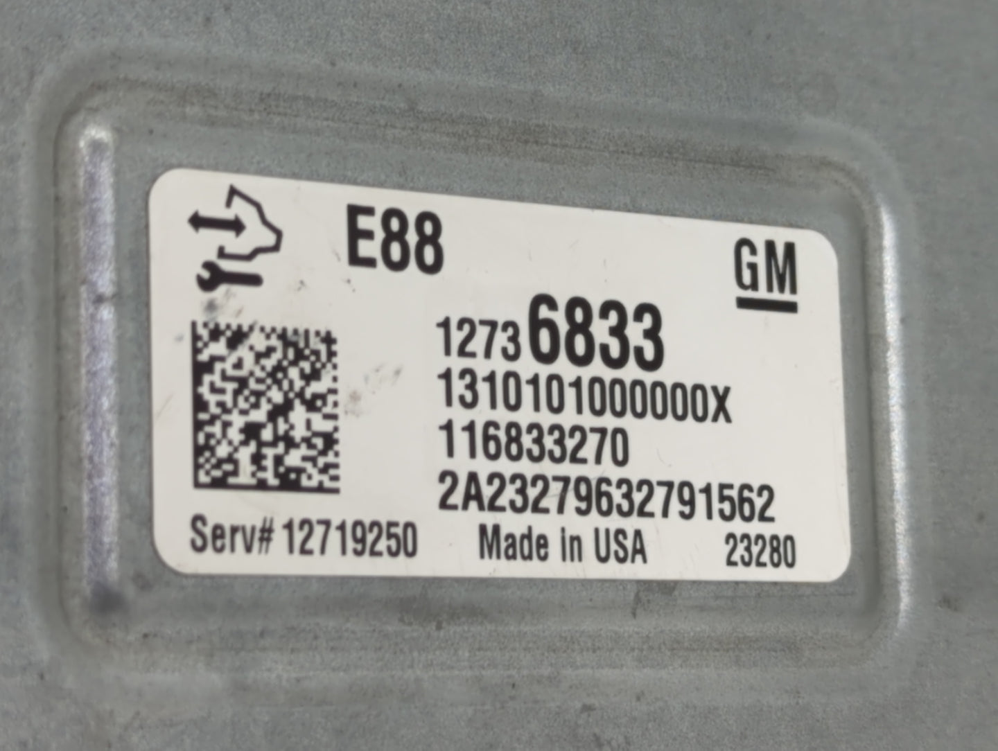 2020-2022 Gmc Terrain PCM Engine Control Computer ECU ECM PCU OEM P/N:12736833 Fits Fits 2020 2021 2022 OEM Used Auto Parts 