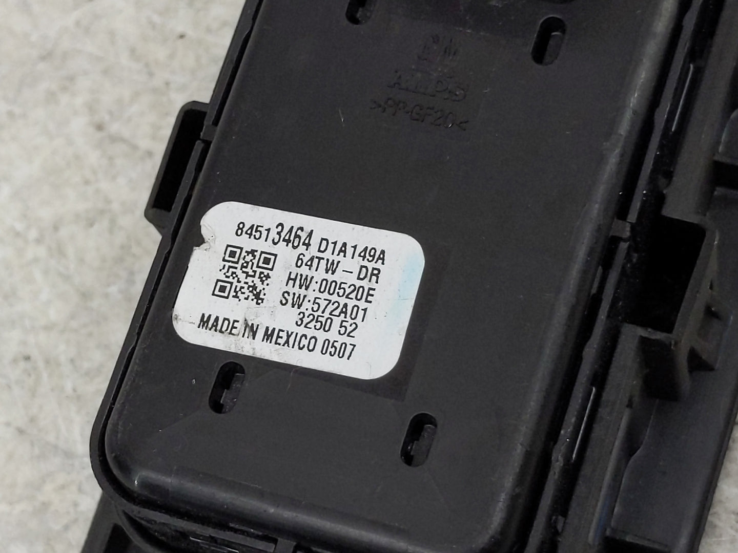 2024 Gmc Terrain Master Power Window Switch Replacement Driver Side Left P/N:84513464 Fits Fits 2016 2017 2018 2019 2020 202