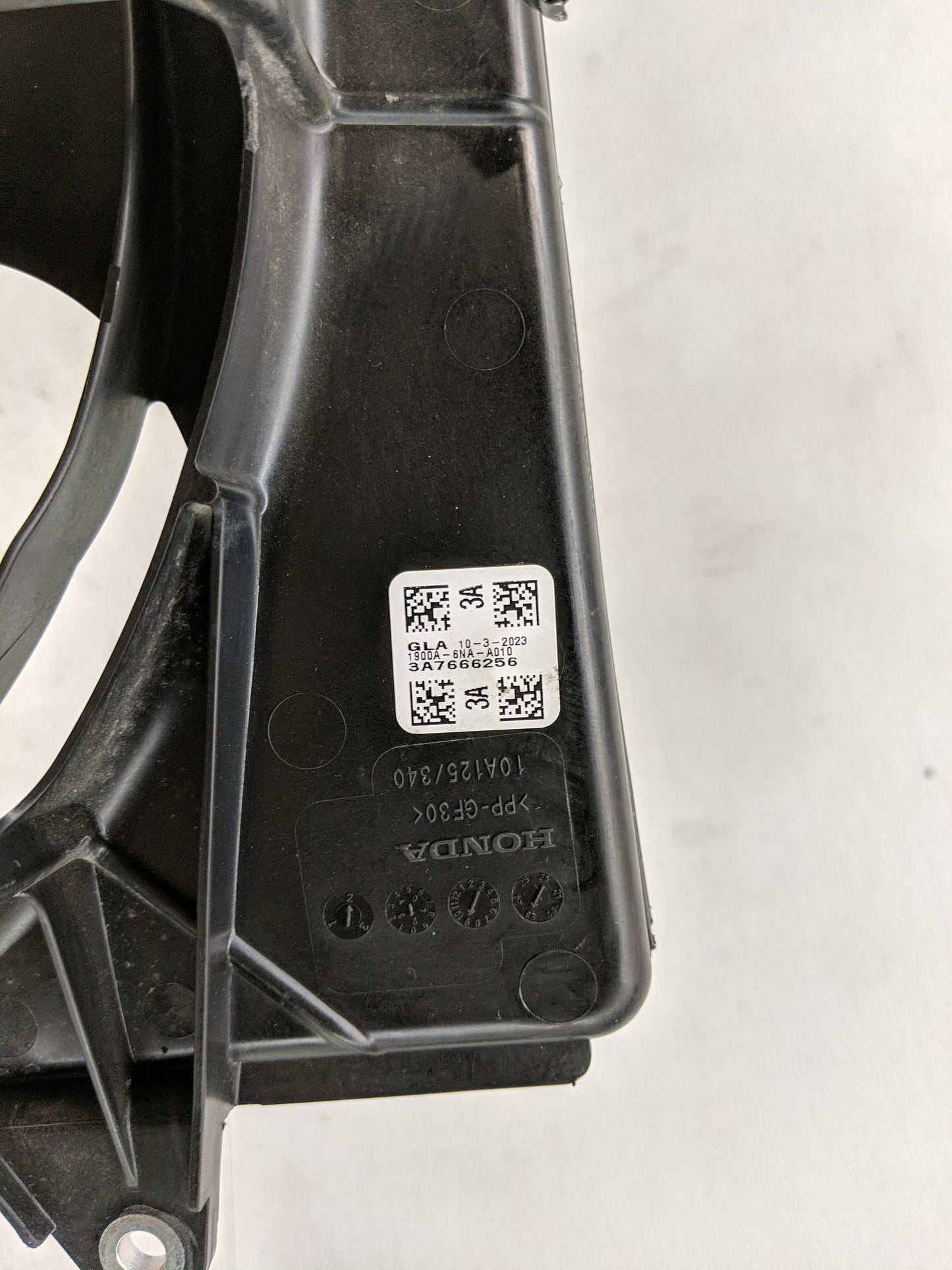 2024 Honda Accord Electric Radiator Cooling Fan Motor Assembly P/N:1900A-6NA-A010 Fits OEM Used Auto Parts - Oemusedautopart