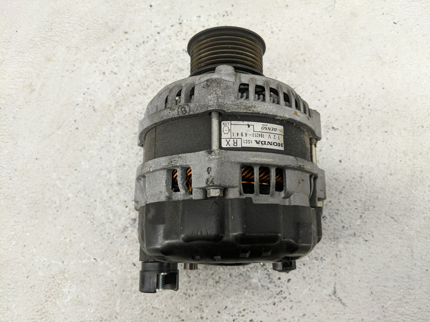 2024 Honda Accord Alternator Replacement Generator Charging Assembly Engine OEM P/N:104211-4941 Fits OEM Used Auto Parts - O