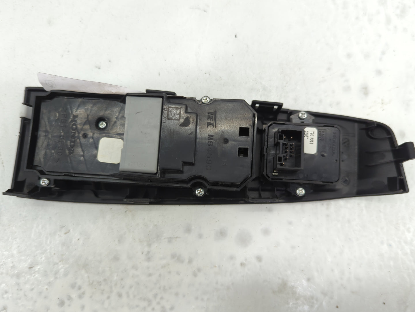 2024 Honda Accord Master Power Window Switch Replacement Driver Side Left P/N:T20 A211 Fits Fits 2022 OEM Used Auto Parts - 