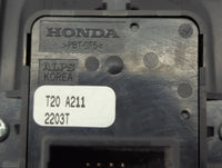 2024 Honda Accord Master Power Window Switch Replacement Driver Side Left P/N:T20 A211 Fits Fits 2022 OEM Used Auto Parts - 
