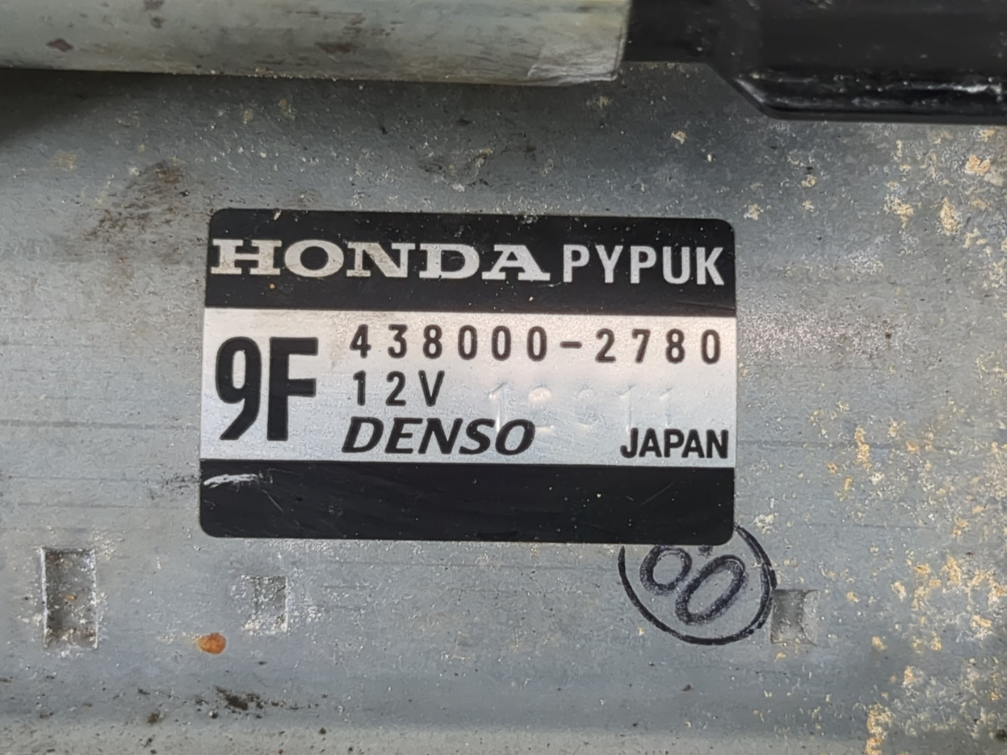 2024 Honda Civic Car Starter Motor Solenoid OEM P/N:438000-2780 Fits OEM Used Auto Parts - Oemusedautoparts1.com