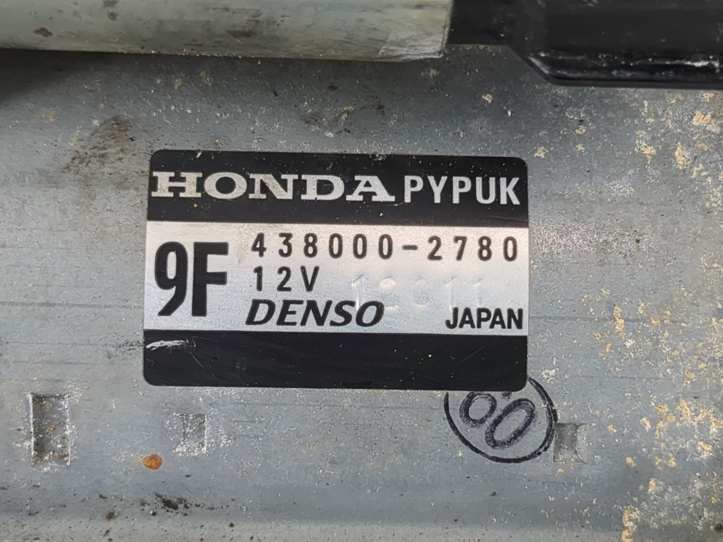 2024 Honda Civic Car Starter Motor Solenoid OEM P/N:438000-2780 Fits OEM Used Auto Parts - Oemusedautoparts1.com