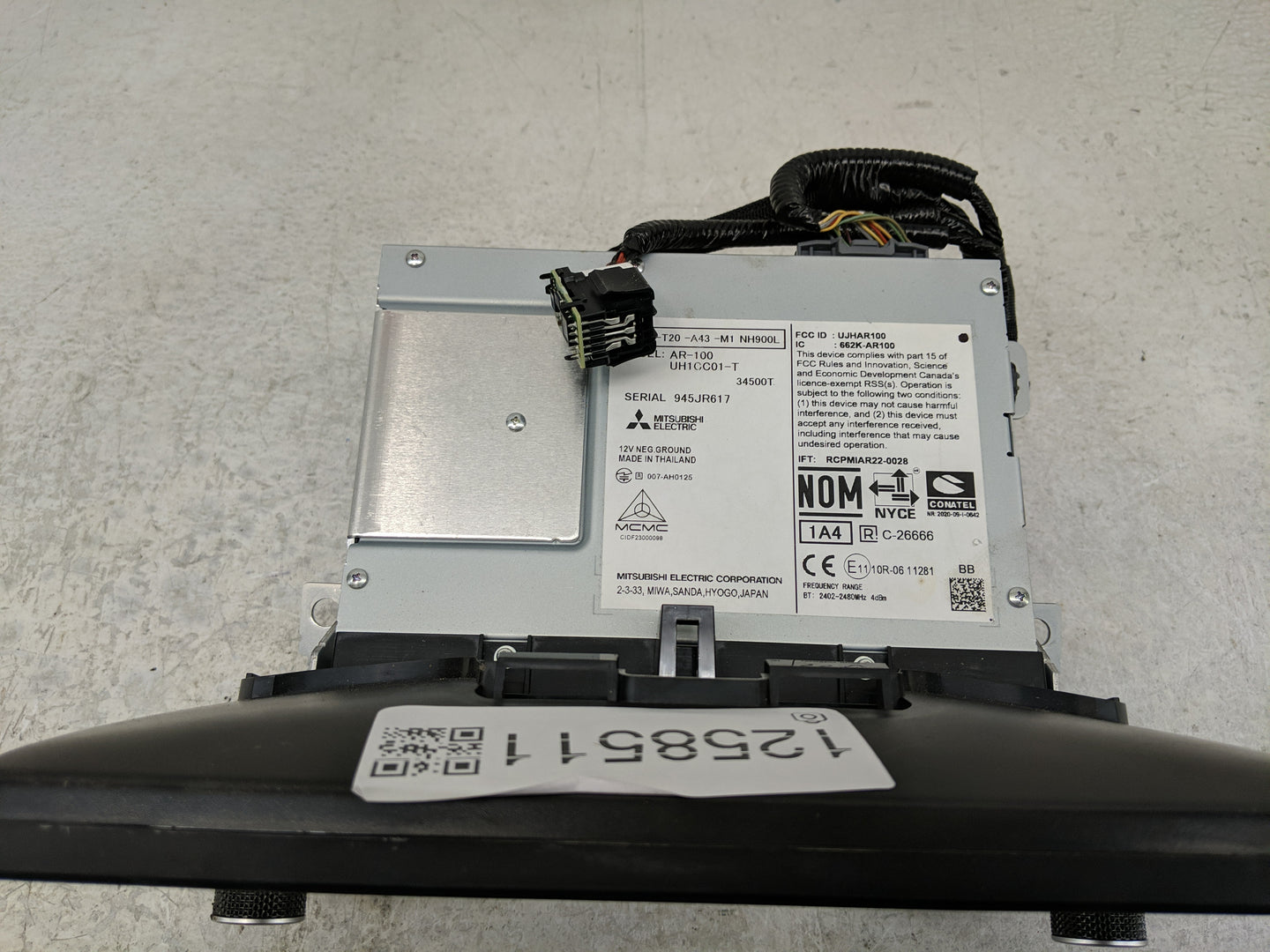 2024 Honda Civic Radio AM FM Cd Player Receiver Replacement Fits OEM Used Auto Parts - Oemusedautoparts1.com