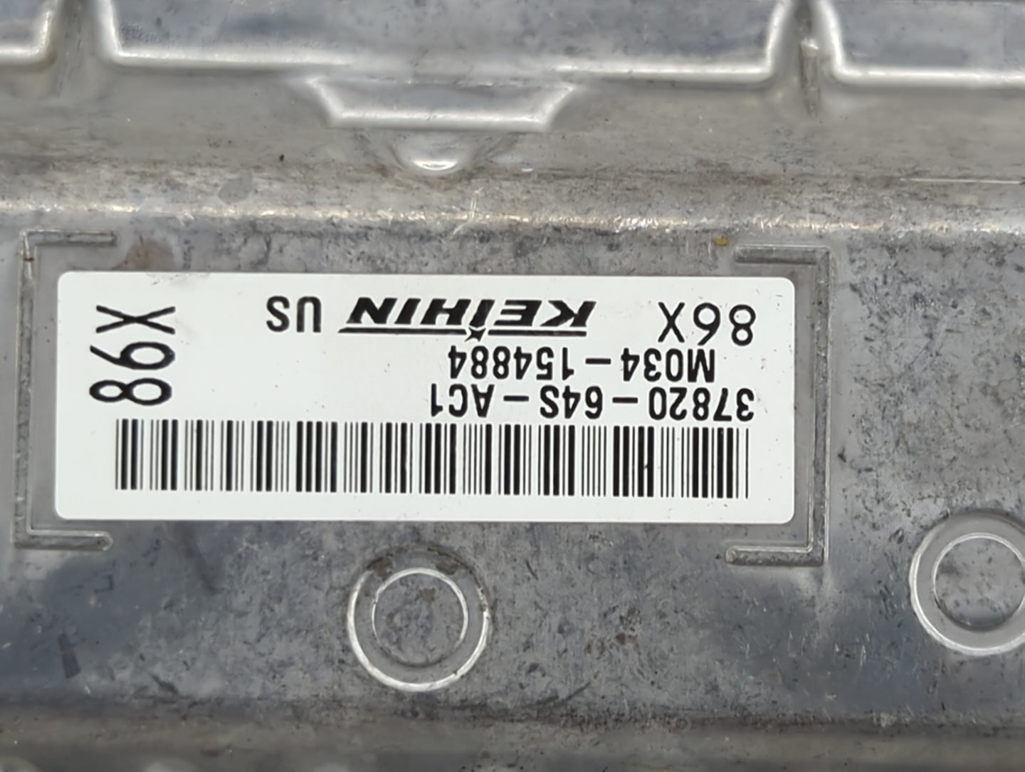 2024 Honda Civic PCM Engine Control Computer ECU ECM PCU OEM P/N:37820-64S-AC1 M034-154884 Fits OEM Used Auto Parts - Oemuse