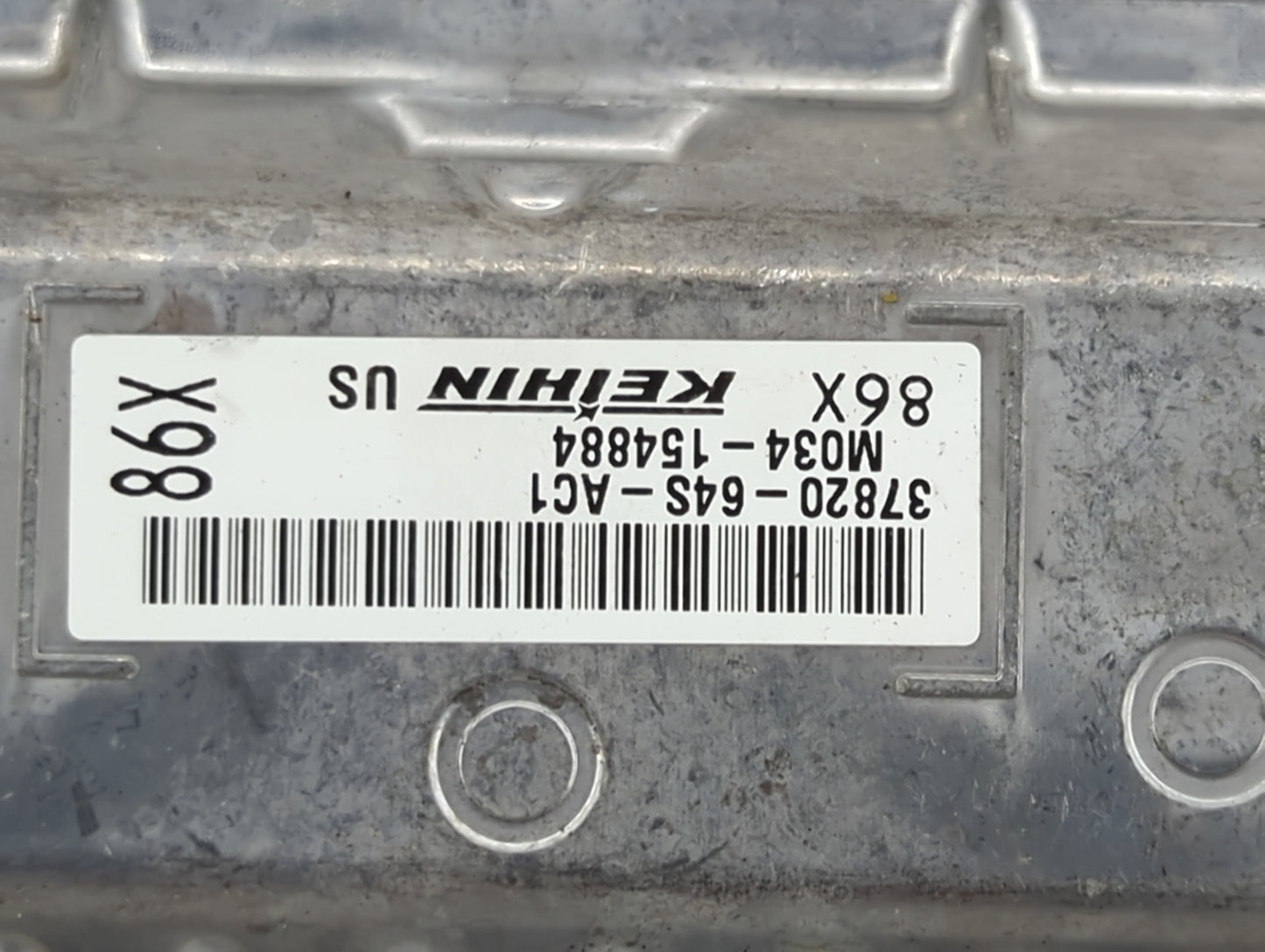 2024 Honda Civic PCM Engine Control Computer ECU ECM PCU OEM P/N:37820-64S-AC1 M034-154884 Fits OEM Used Auto Parts - Oemuse