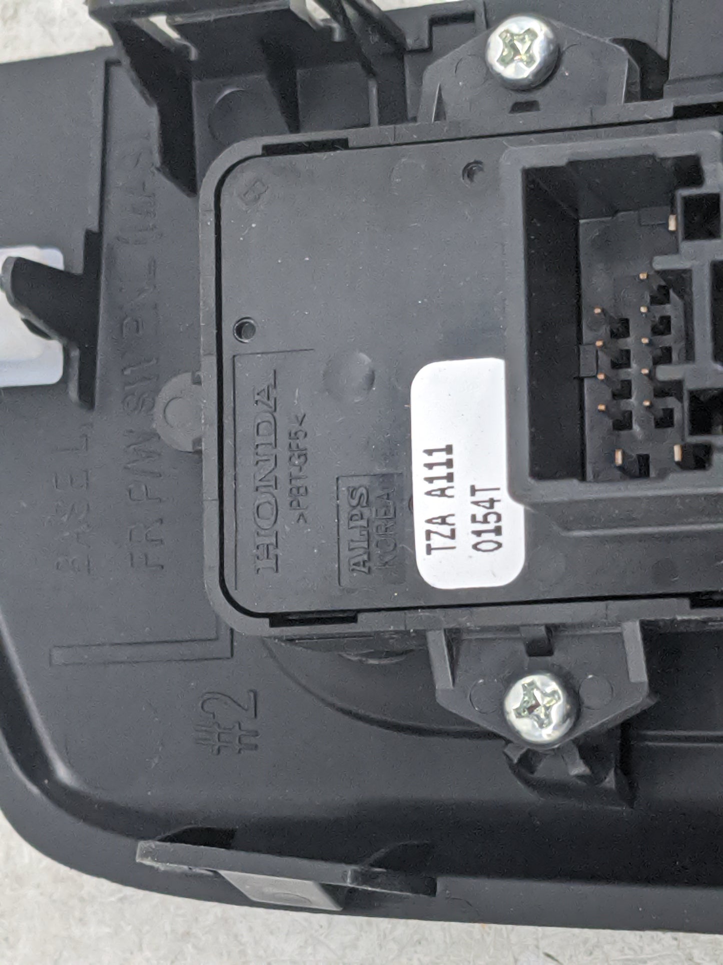 2024 Honda Cr-V Master Power Window Switch Replacement Driver Side Left P/N:TZA A111 0154T Fits OEM Used Auto Parts - Oemuse