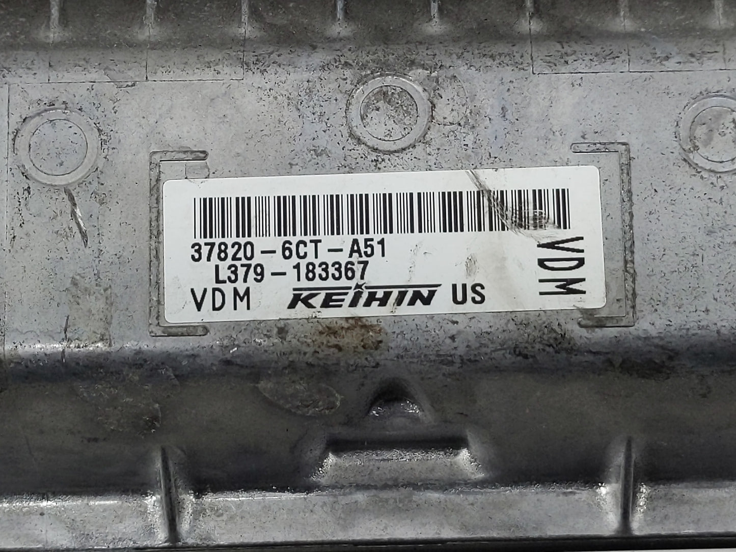 2024 Honda Hr-V PCM Engine Control Computer ECU ECM PCU OEM P/N:37820-6CT-A51 Fits OEM Used Auto Parts - Oemusedautoparts1.c
