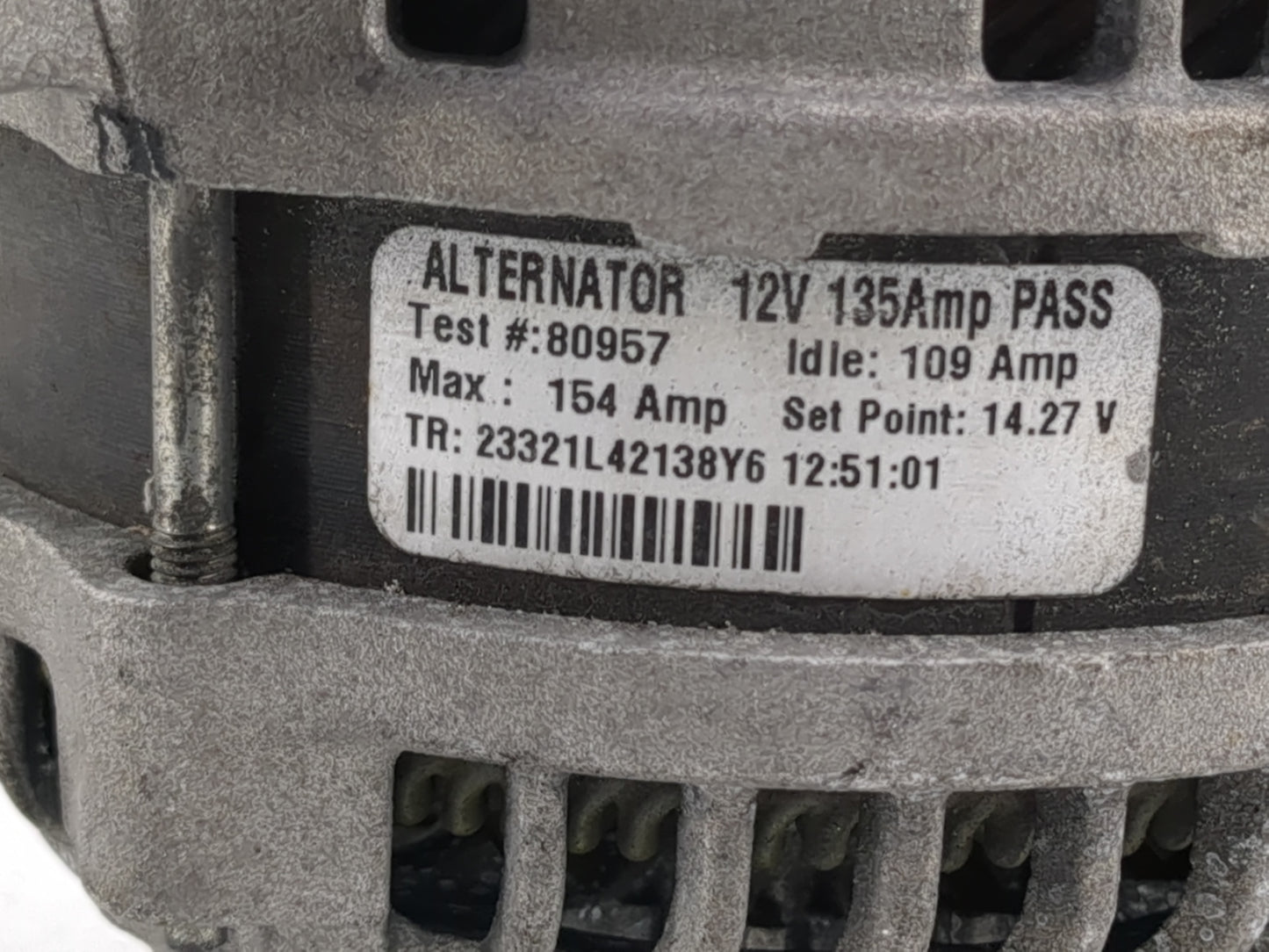 2024 Honda Hr-V Alternator Replacement Generator Charging Assembly Engine OEM P/N:104211-3910 Fits OEM Used Auto Parts - Oem