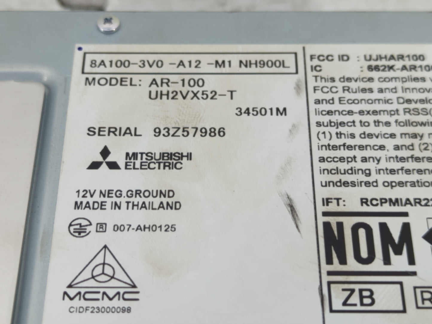 2024 Honda Hr-v Information Display Screen - Oemusedautoparts1.com