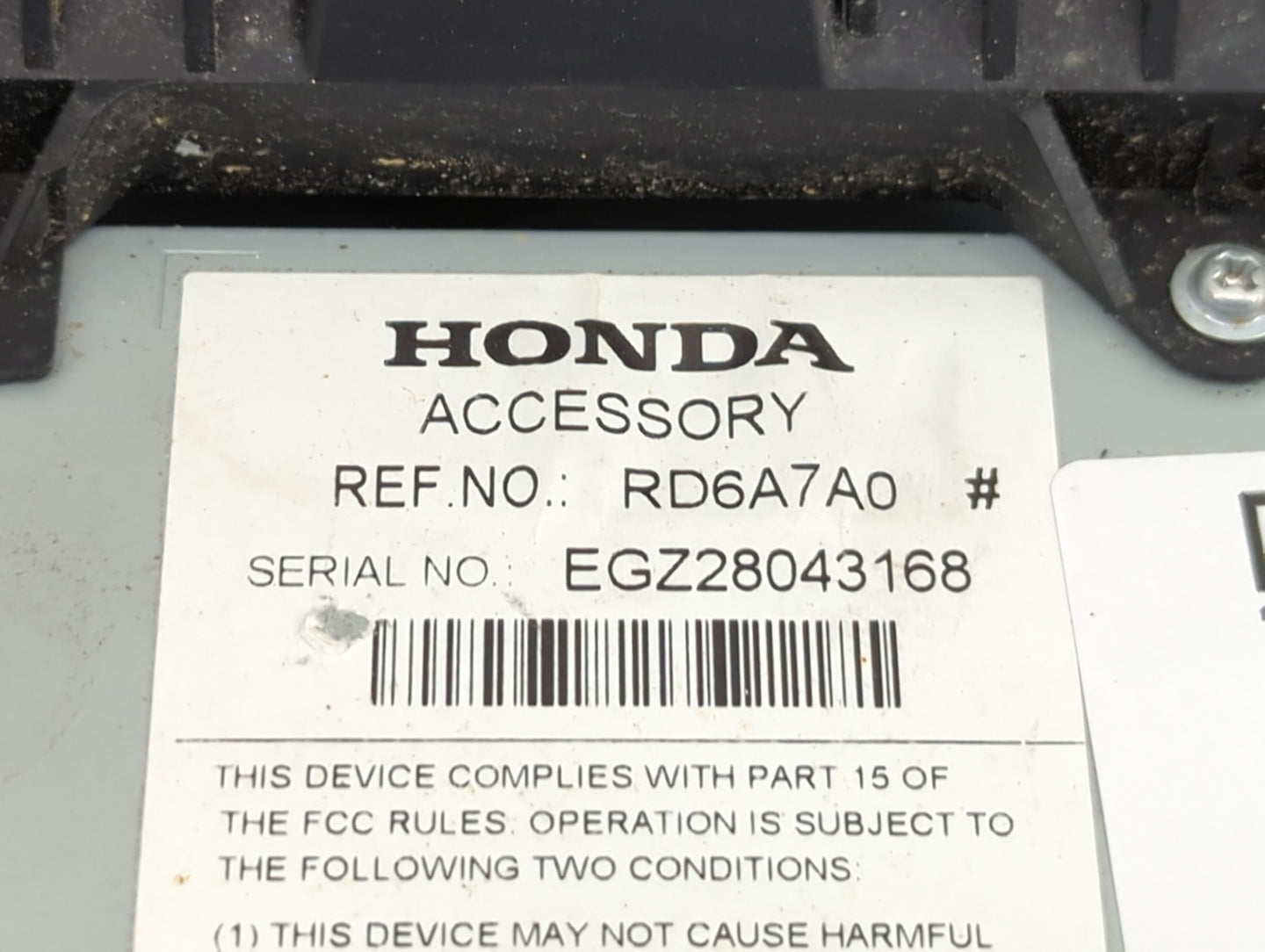 2024 Honda Odyssey Information Display Screen - Oemusedautoparts1.com