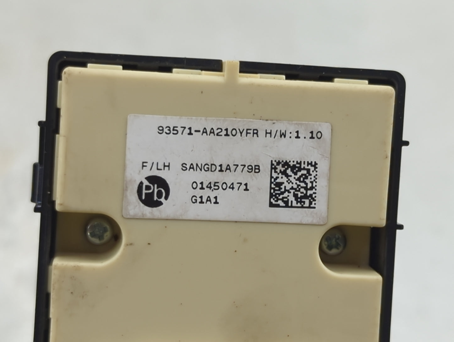 2024 Hyundai Elantra Master Power Window Switch Replacement Driver Side Left P/N:93571-AA210YFR Fits OEM Used Auto Parts - O