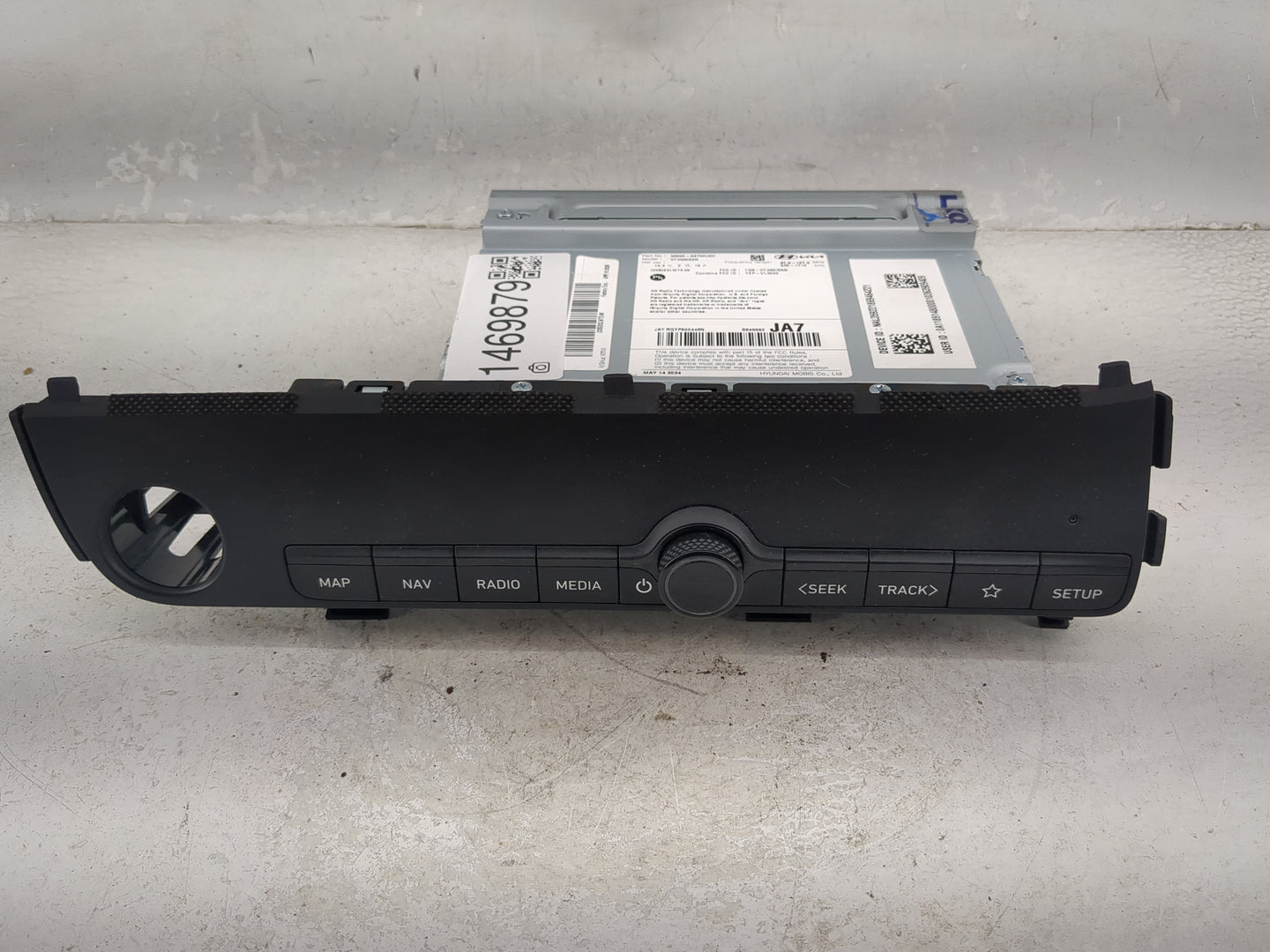 2024 Hyundai Elantra Radio AM FM Cd Player Receiver Replacement P/N:96560-AA750UAV VT2660AAN, TQ8-VT2601BAN, YZP-VL3000 Fits